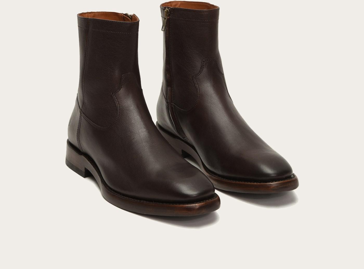 frye weston inside zip