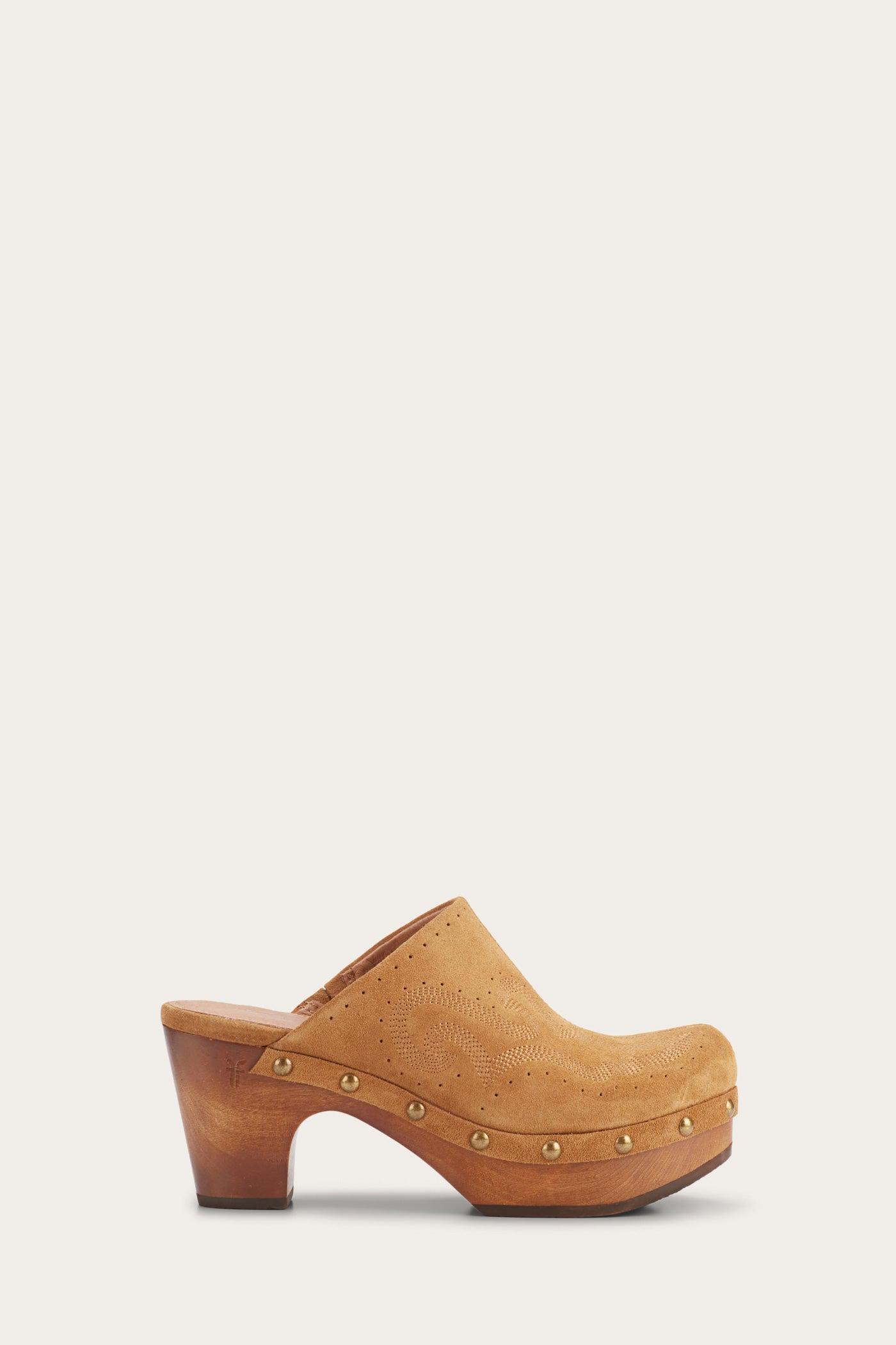 Frye Jessica Clog in Natural | Lyst