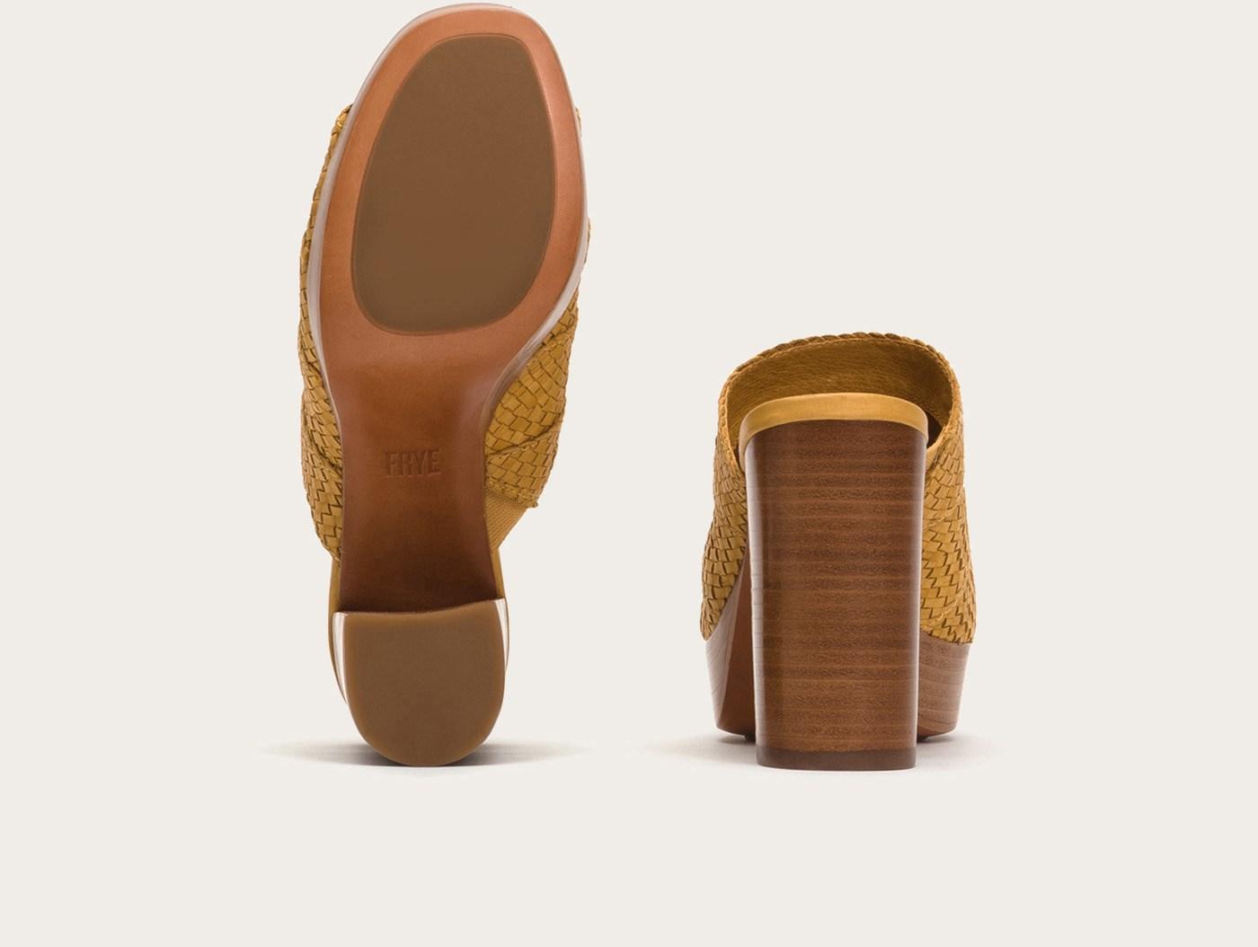 frye katie woven slide