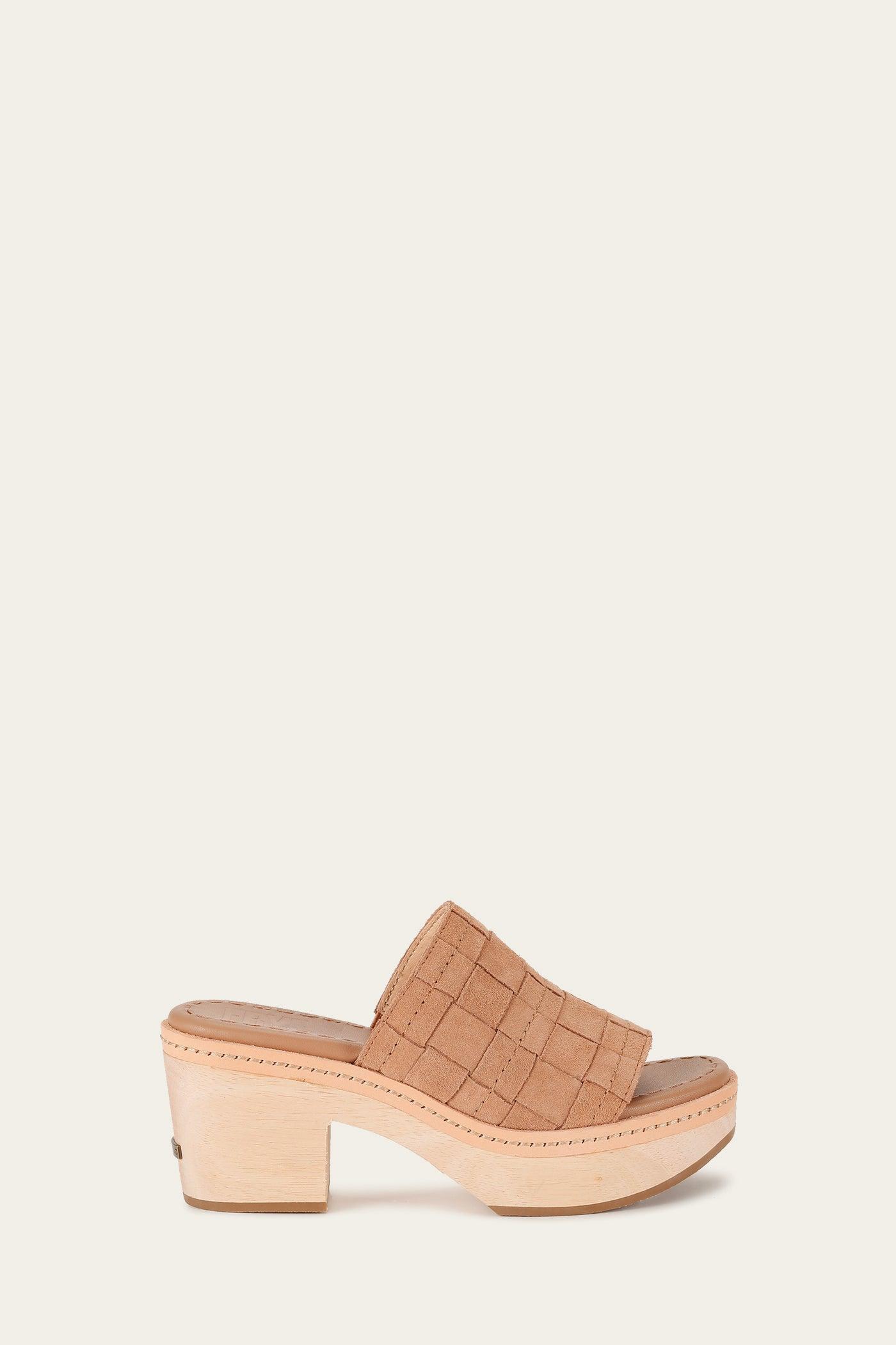 frye robin woven slide