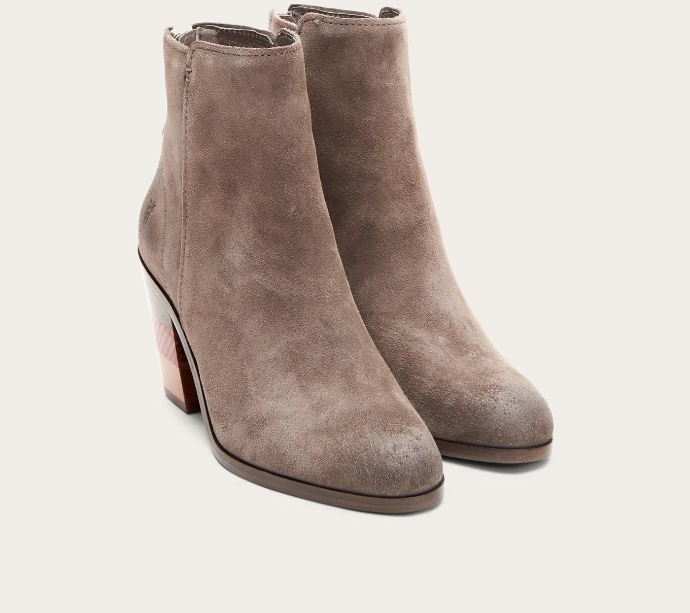 frye cameron chevron bootie