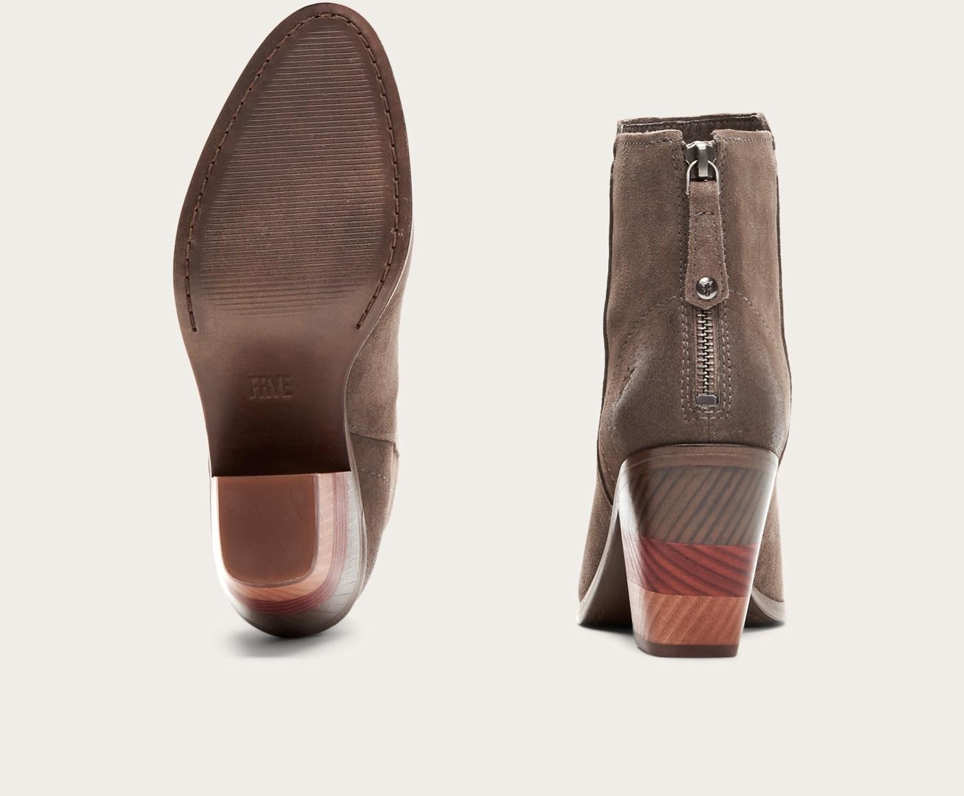 frye cameron chevron bootie