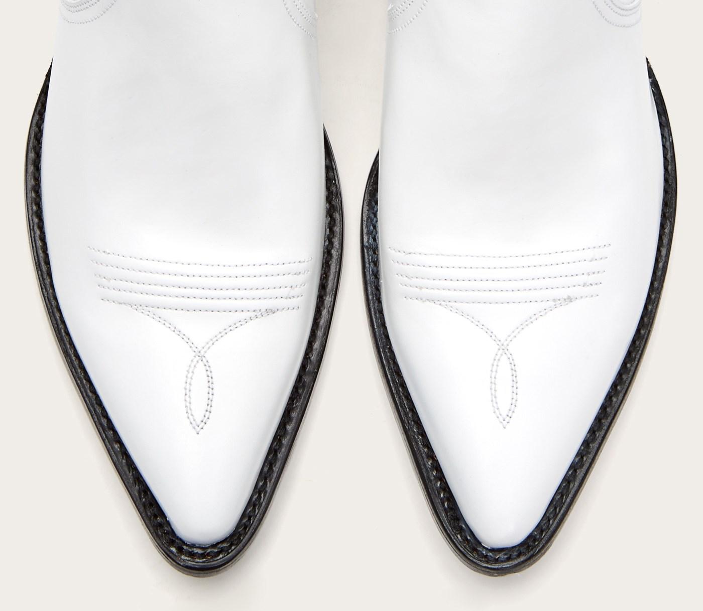 frye western chelsea white