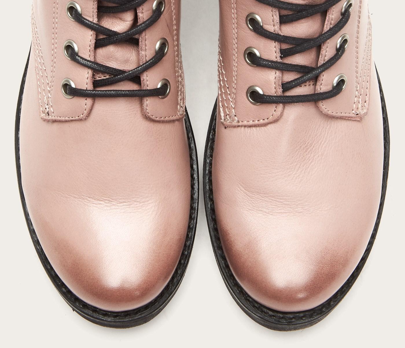 frye veronica combat lilac