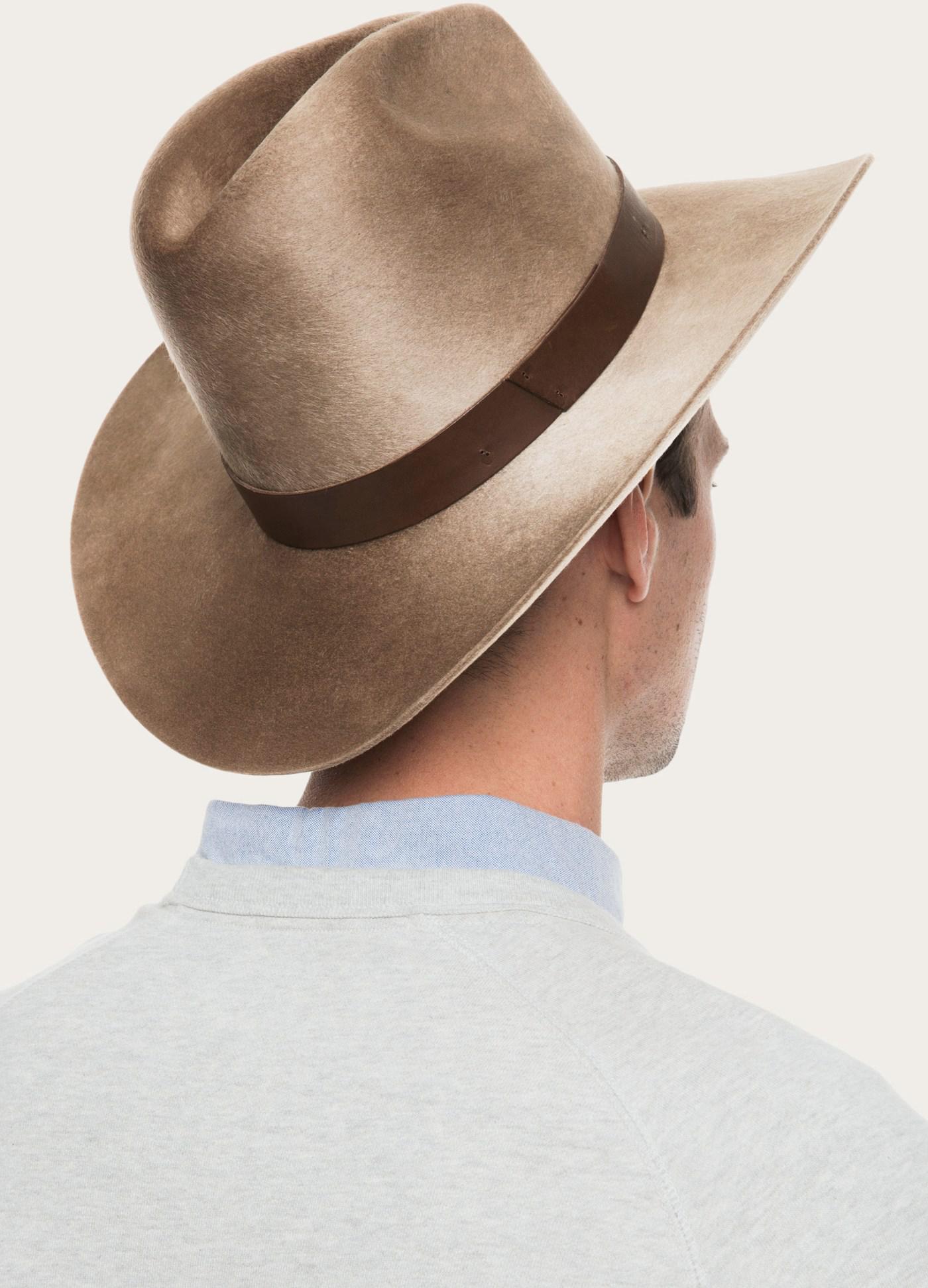 frye harness rancher hat