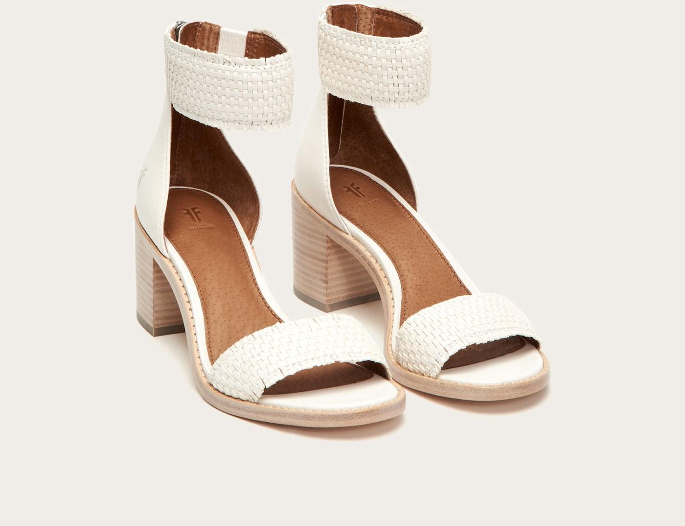 frye bianca woven back zip