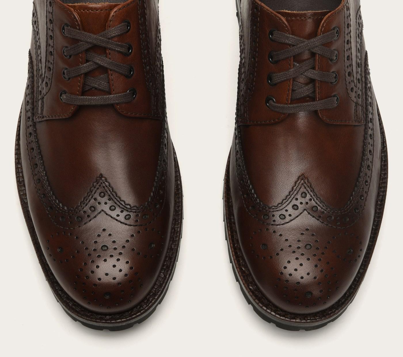frye george lug wingtip derby