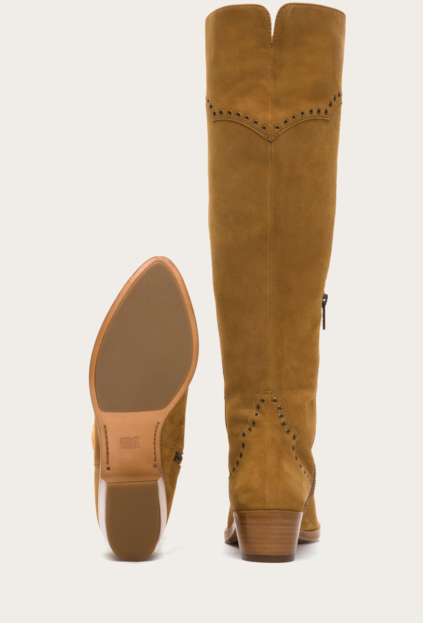 frye ray grommet tall boot