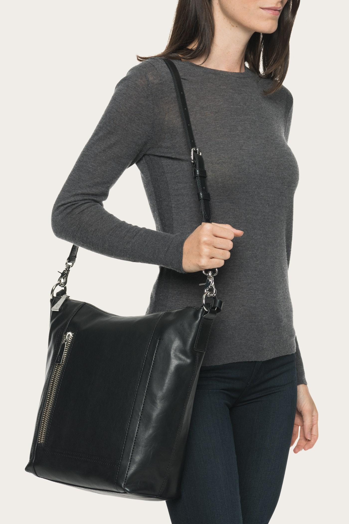 Frye lena store zip shoulder bag