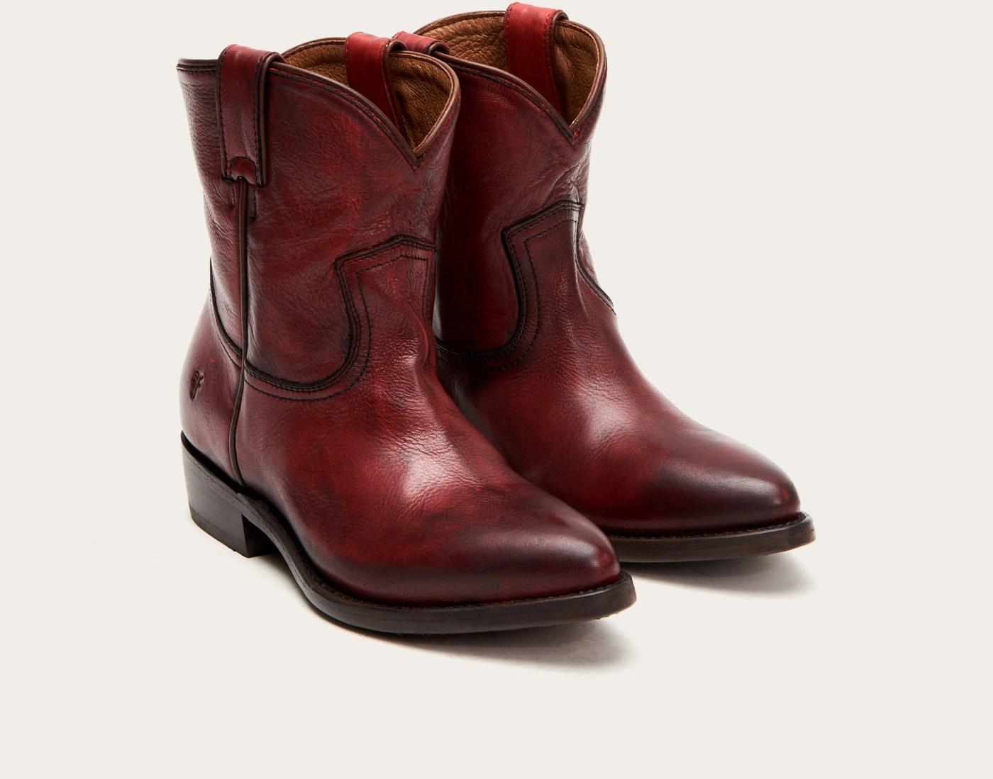 frye billy short red
