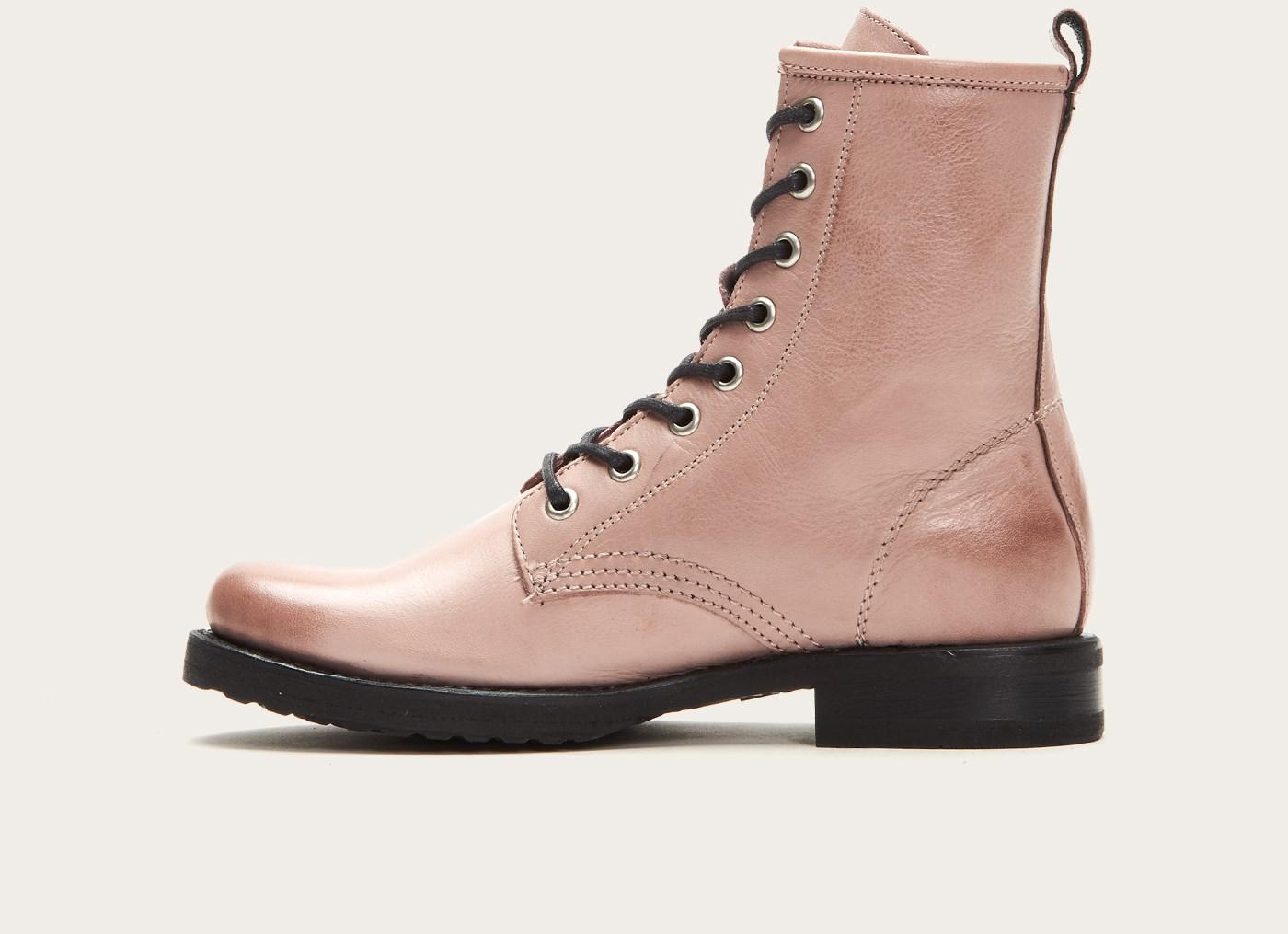 frye veronica combat lilac