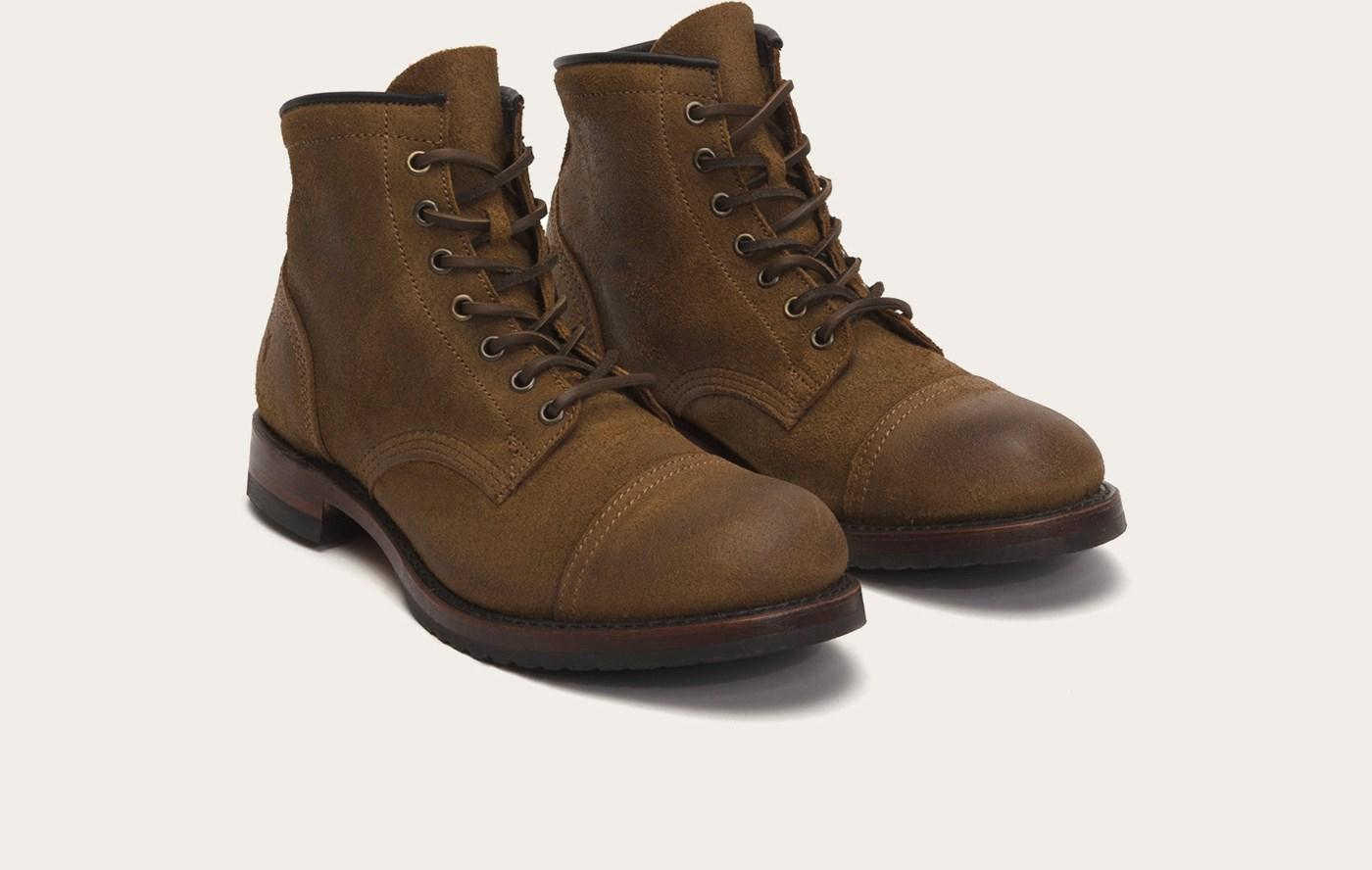 frye cap toe boot
