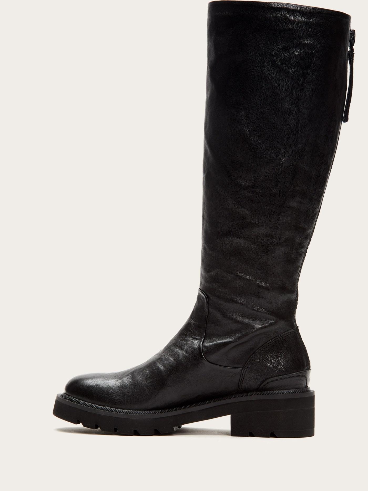 frye allison tall back zip