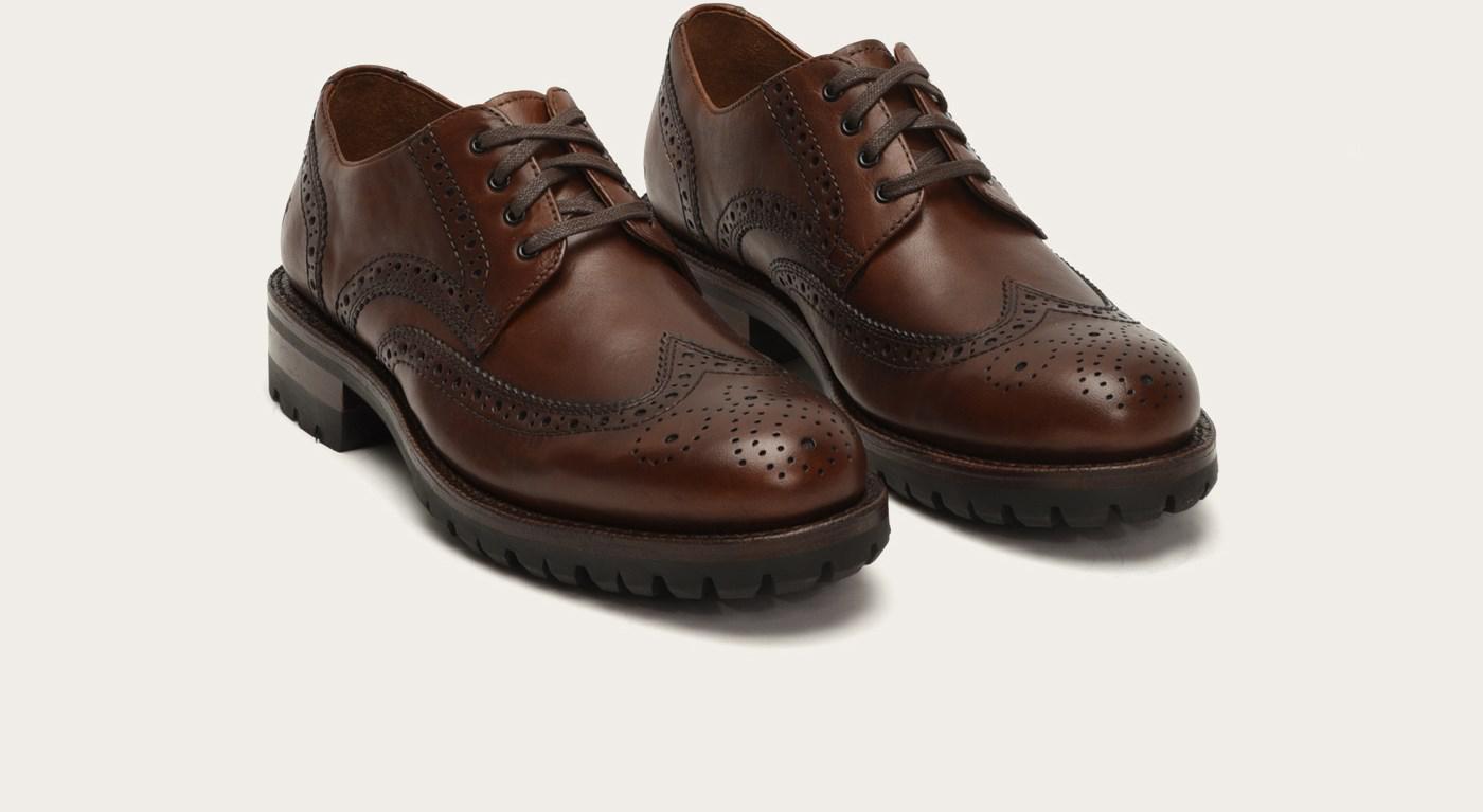 frye george lug wingtip derby