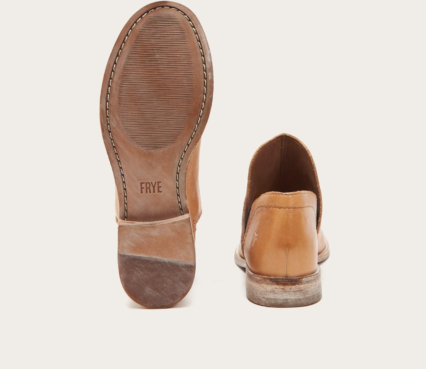frye elyssa shootie tan