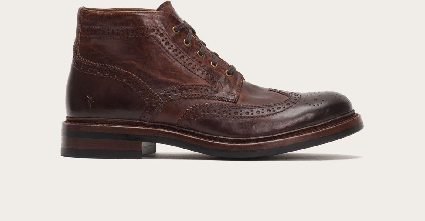 frye graham brogue chukka
