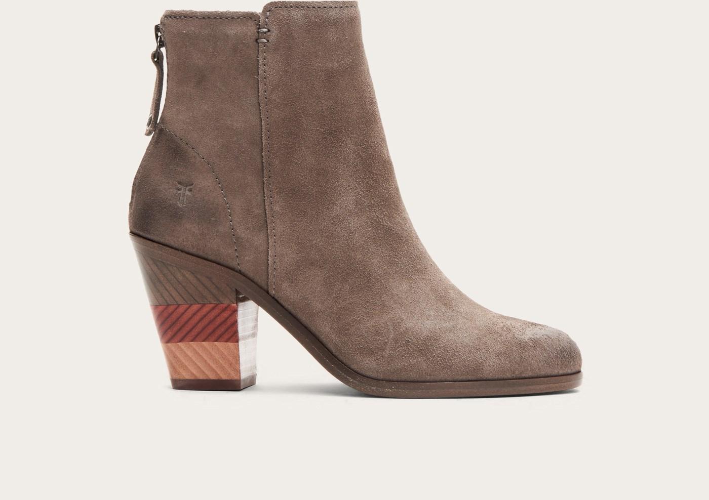frye cameron chevron bootie