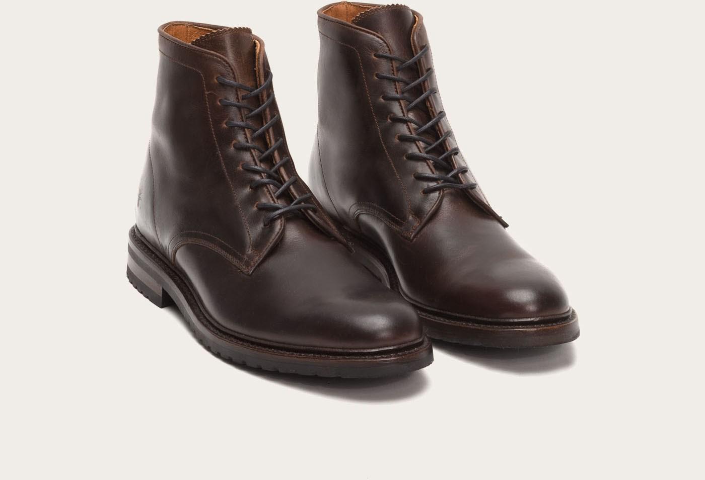 frye jones lace up boots