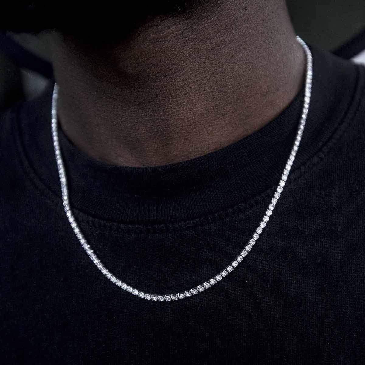 The GLD Shop Micro Tennis Necklace for 