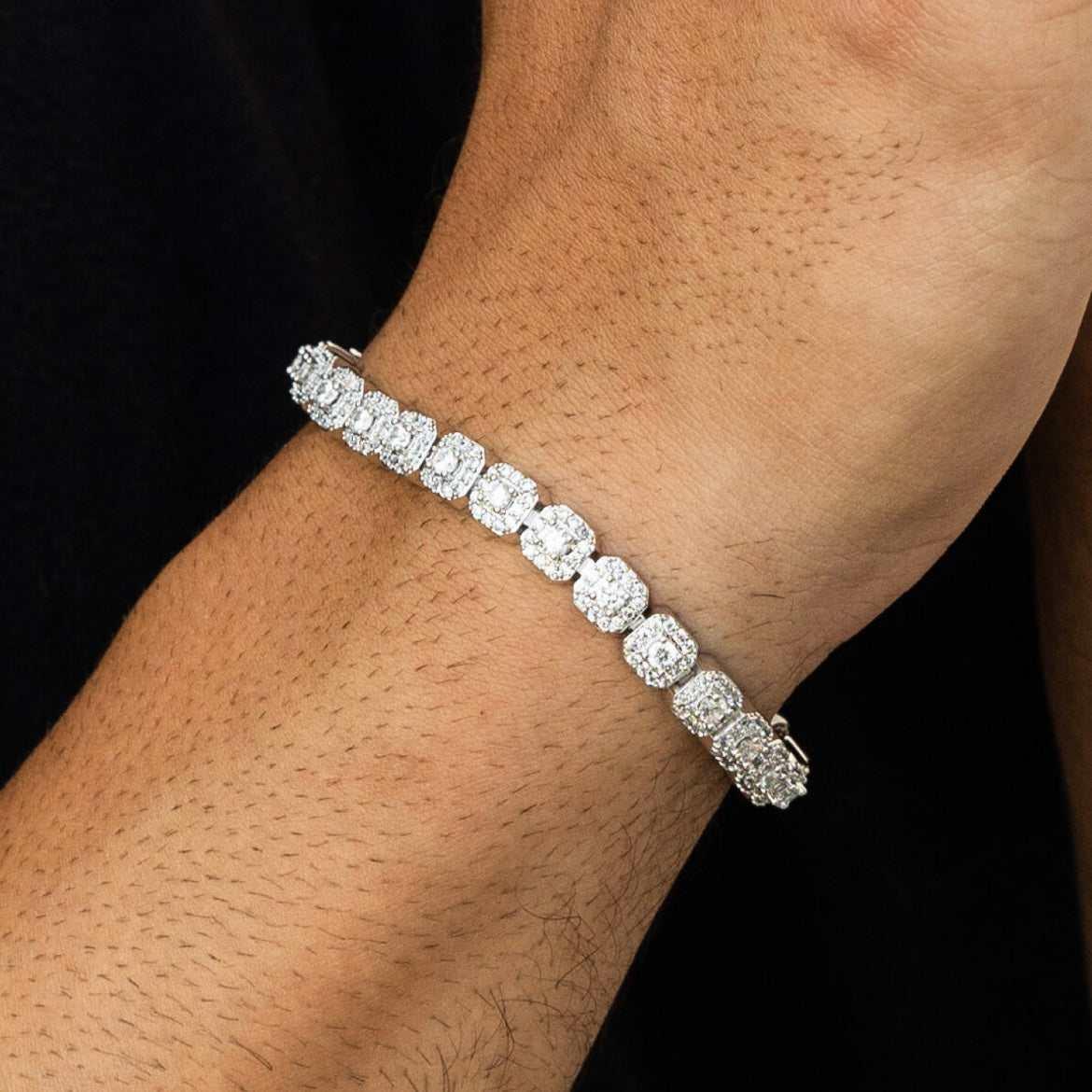 Micro diamond online tennis bracelet