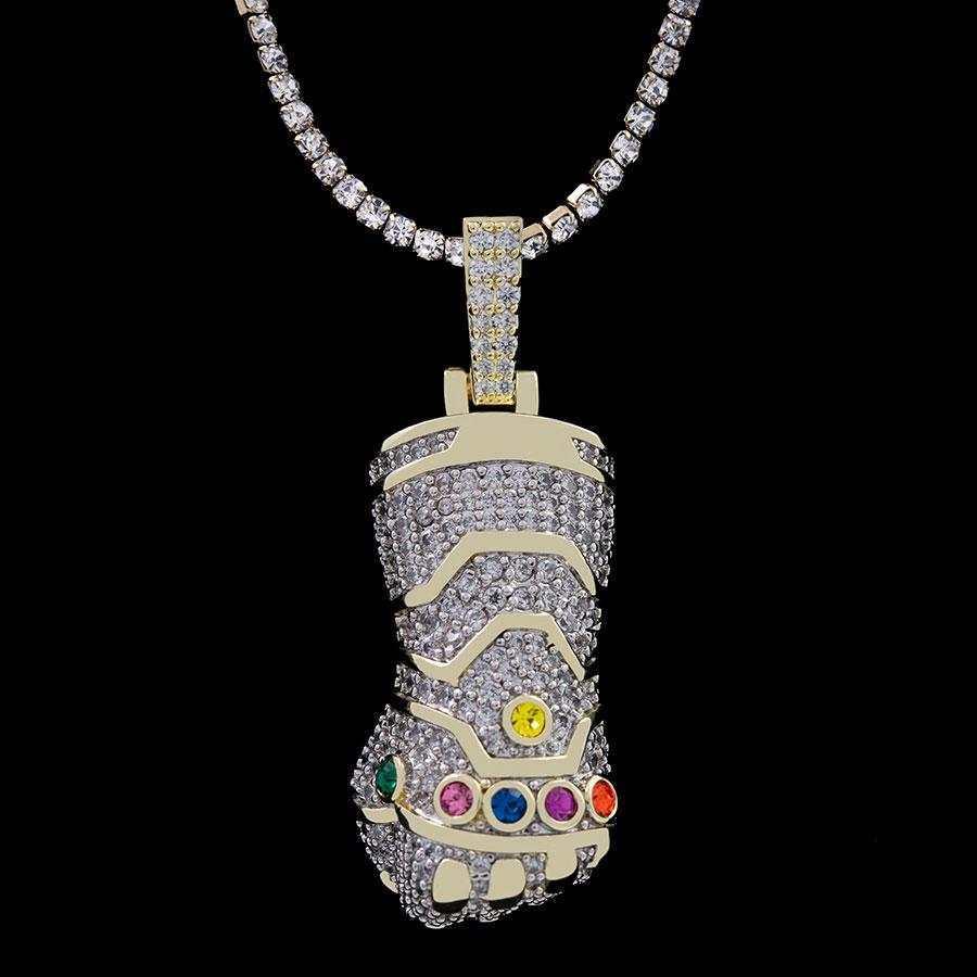 Thanos Infinity Gauntlet POWER Necklace Avengers 4 The War Stones | Shopee  Philippines