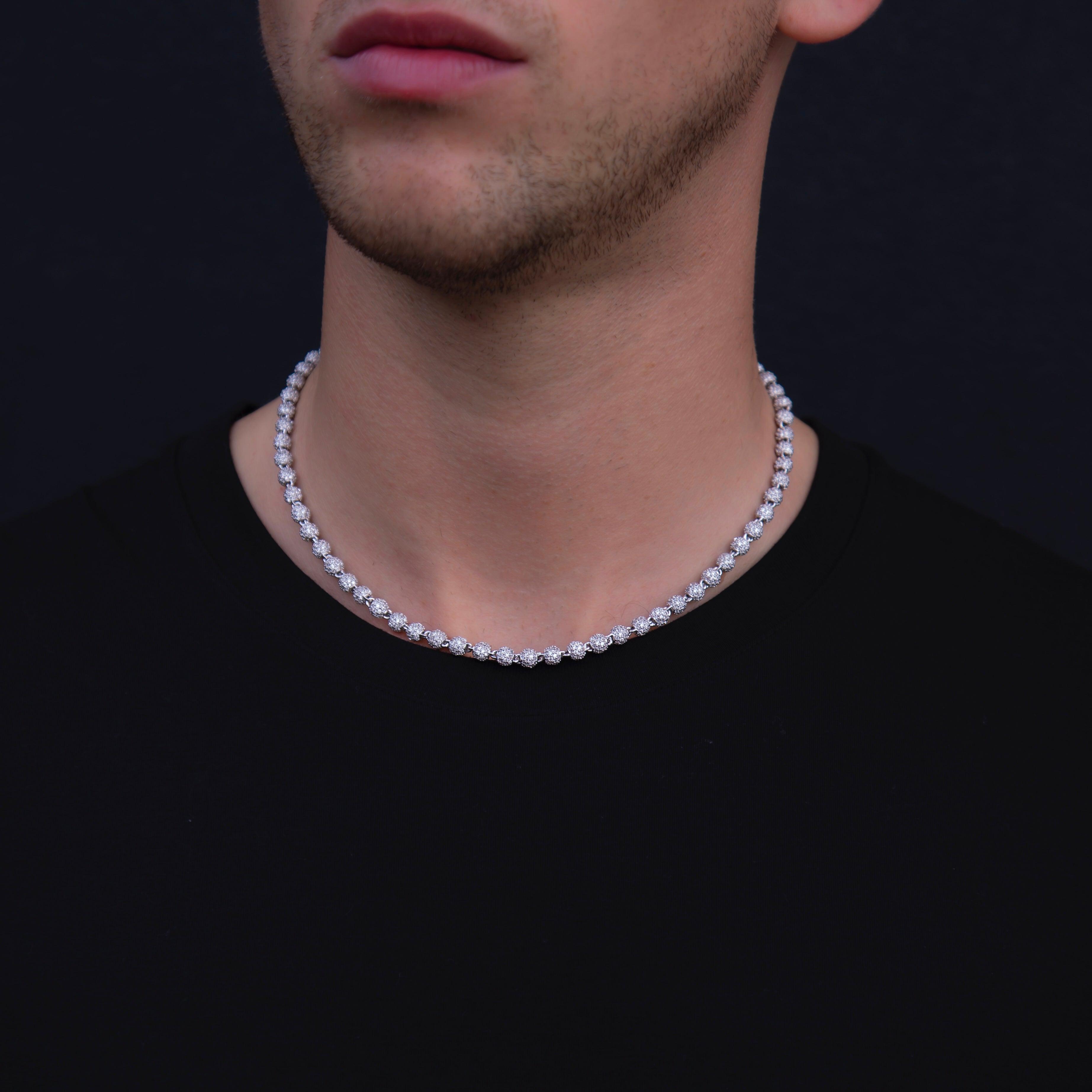 The GLD Shop Iced Ball Chain in Black 