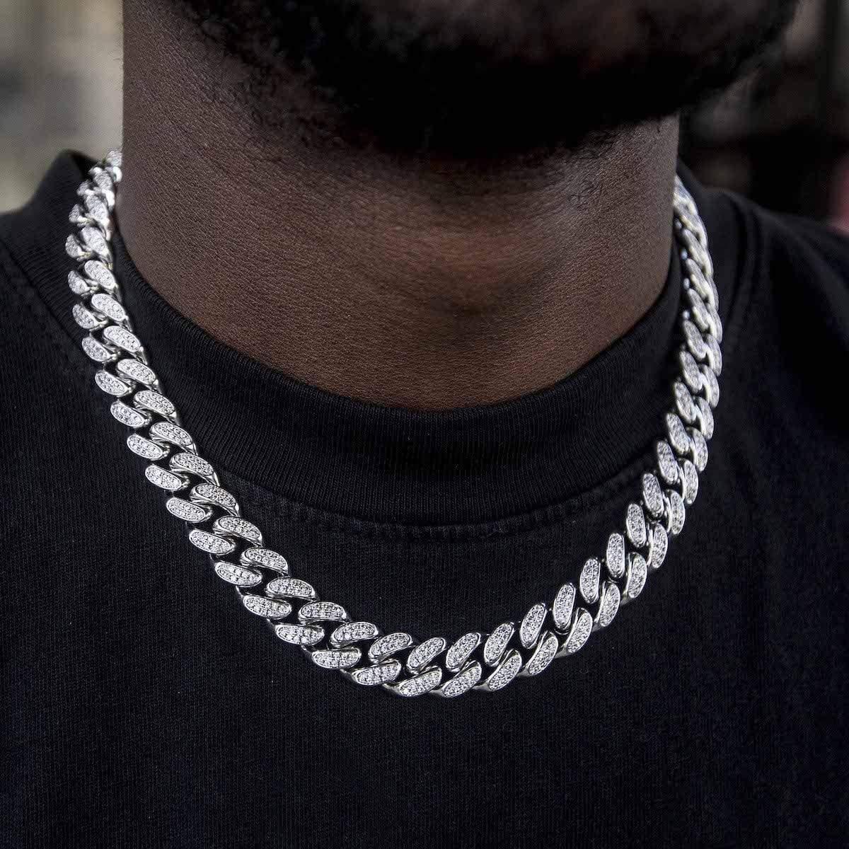 The GLD Shop Diamond Cuban Chain for Men | Lyst