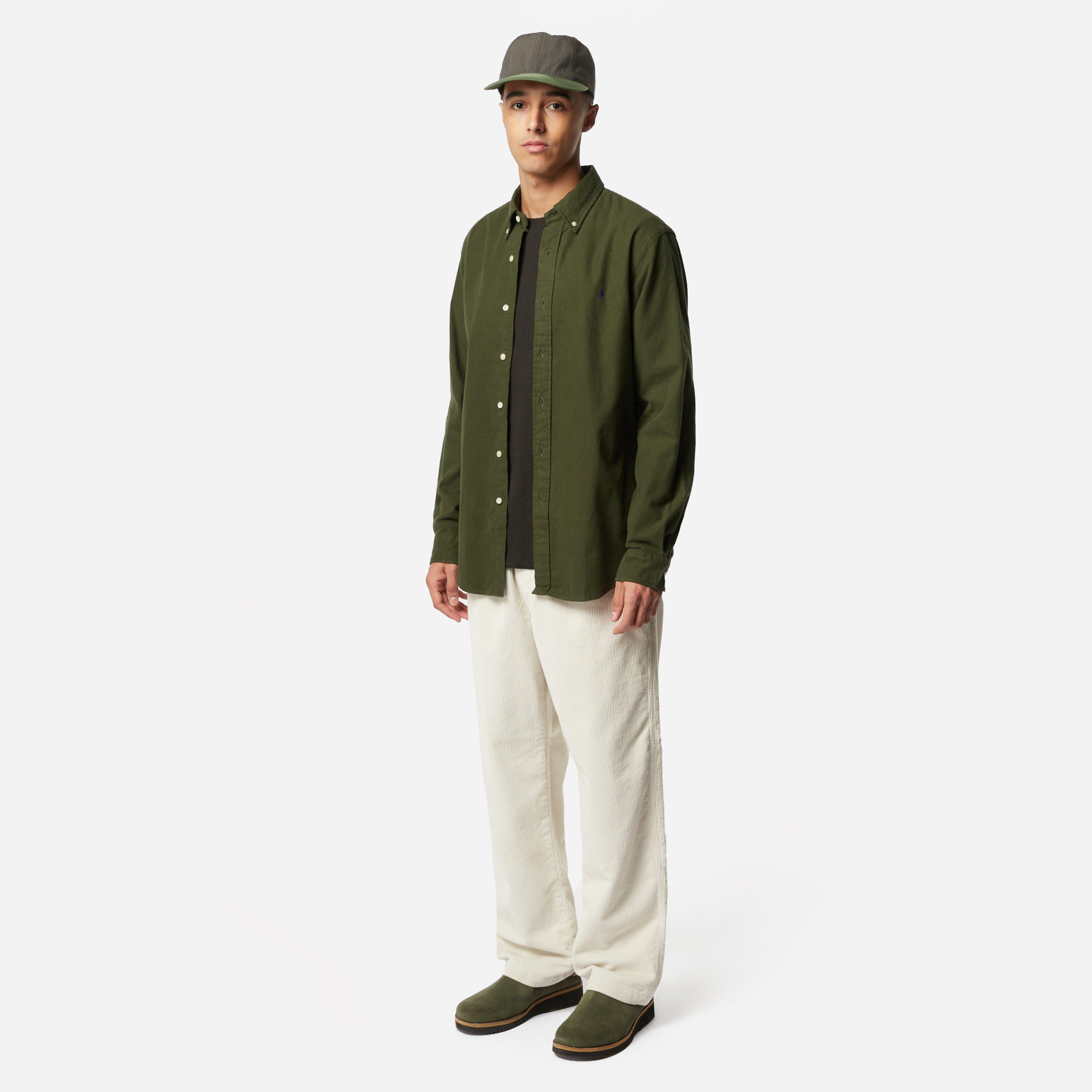 Polo Ralph Lauren Flannel Shirt in Green for Men Lyst