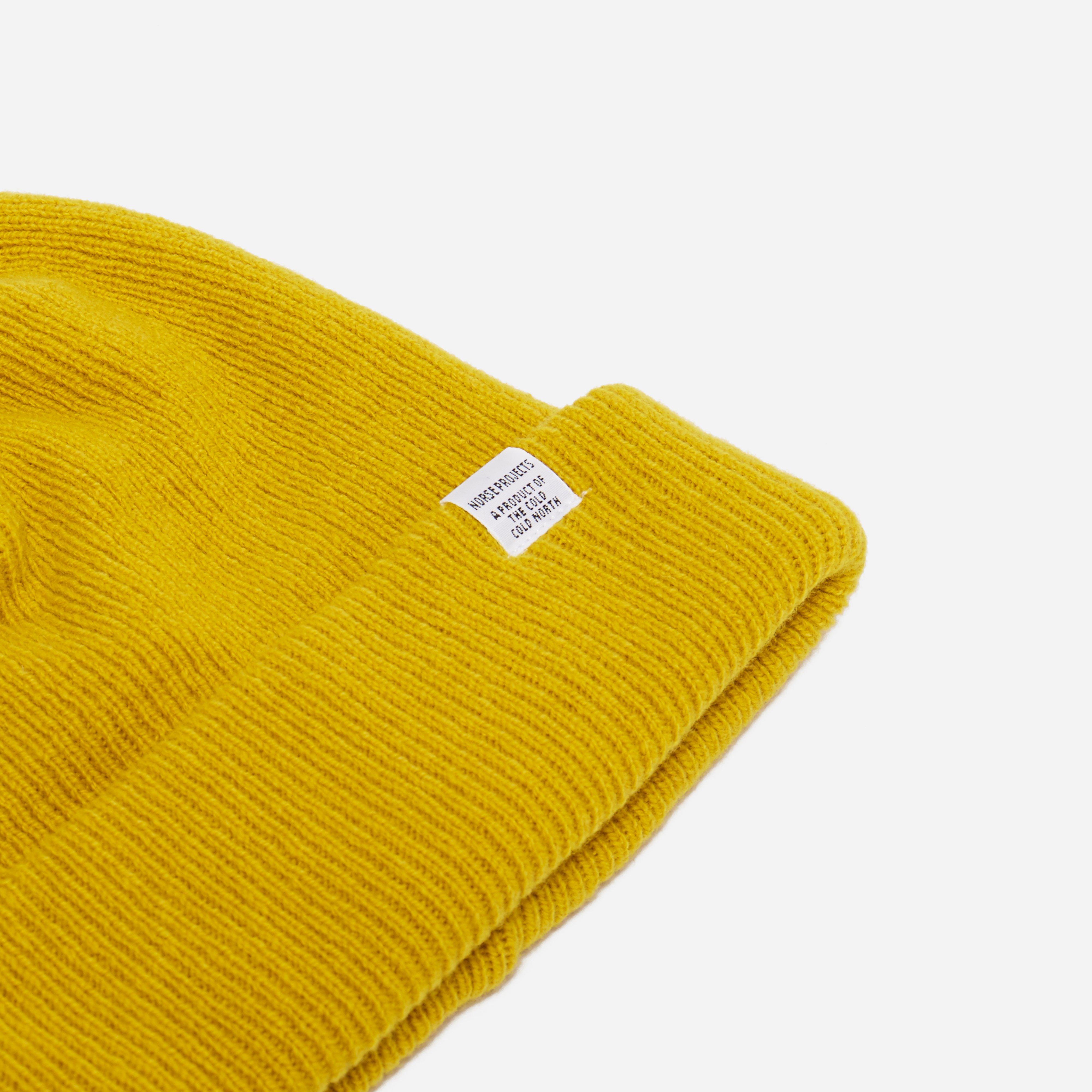 Norse Projects Norse Beanie in Yellow 