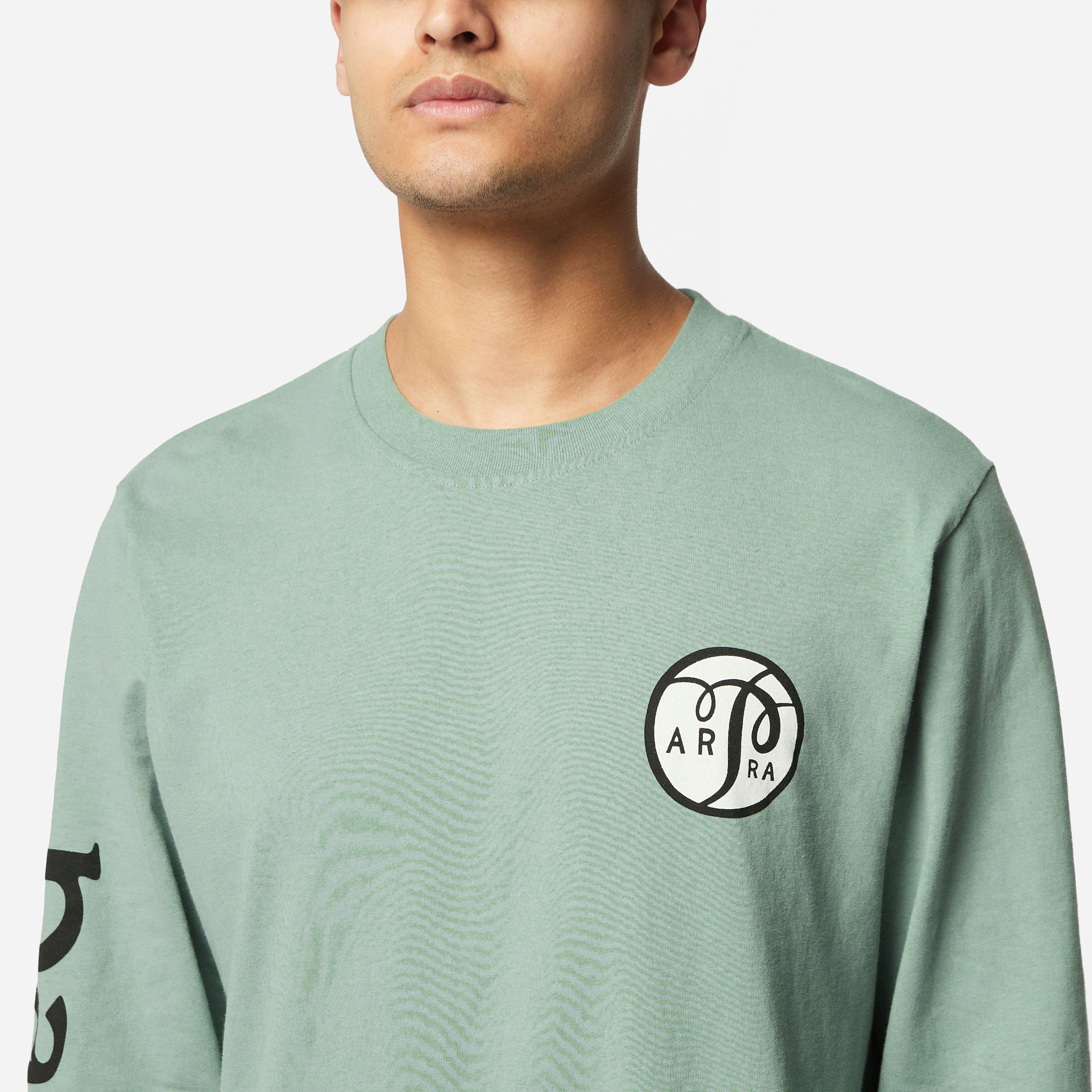 by Parra Lost Ring Long Sleeve T-shirt in Green for Men | Lyst