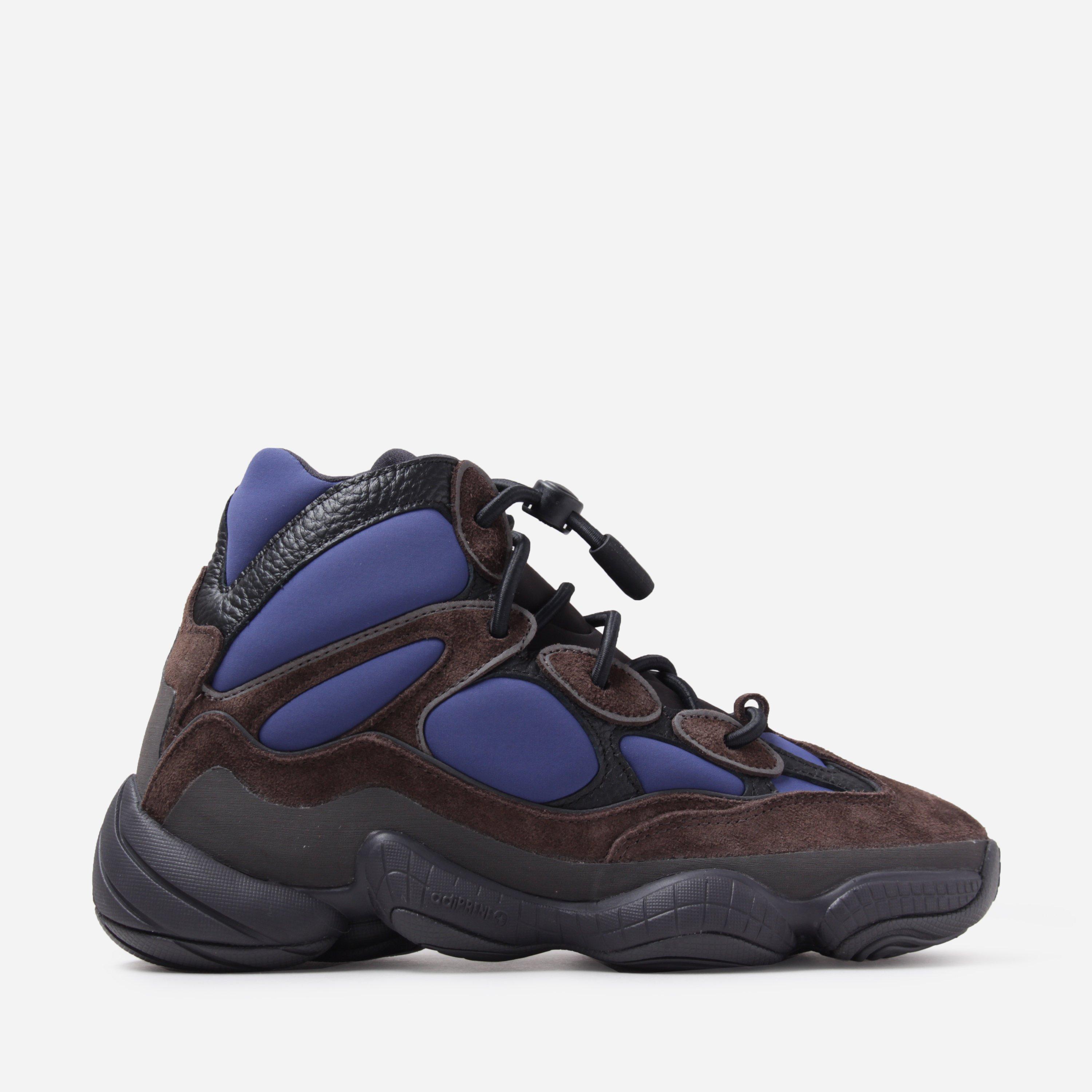 adidas Originals Suede Yeezy 500 High Tyrian in Blue for Men - Lyst