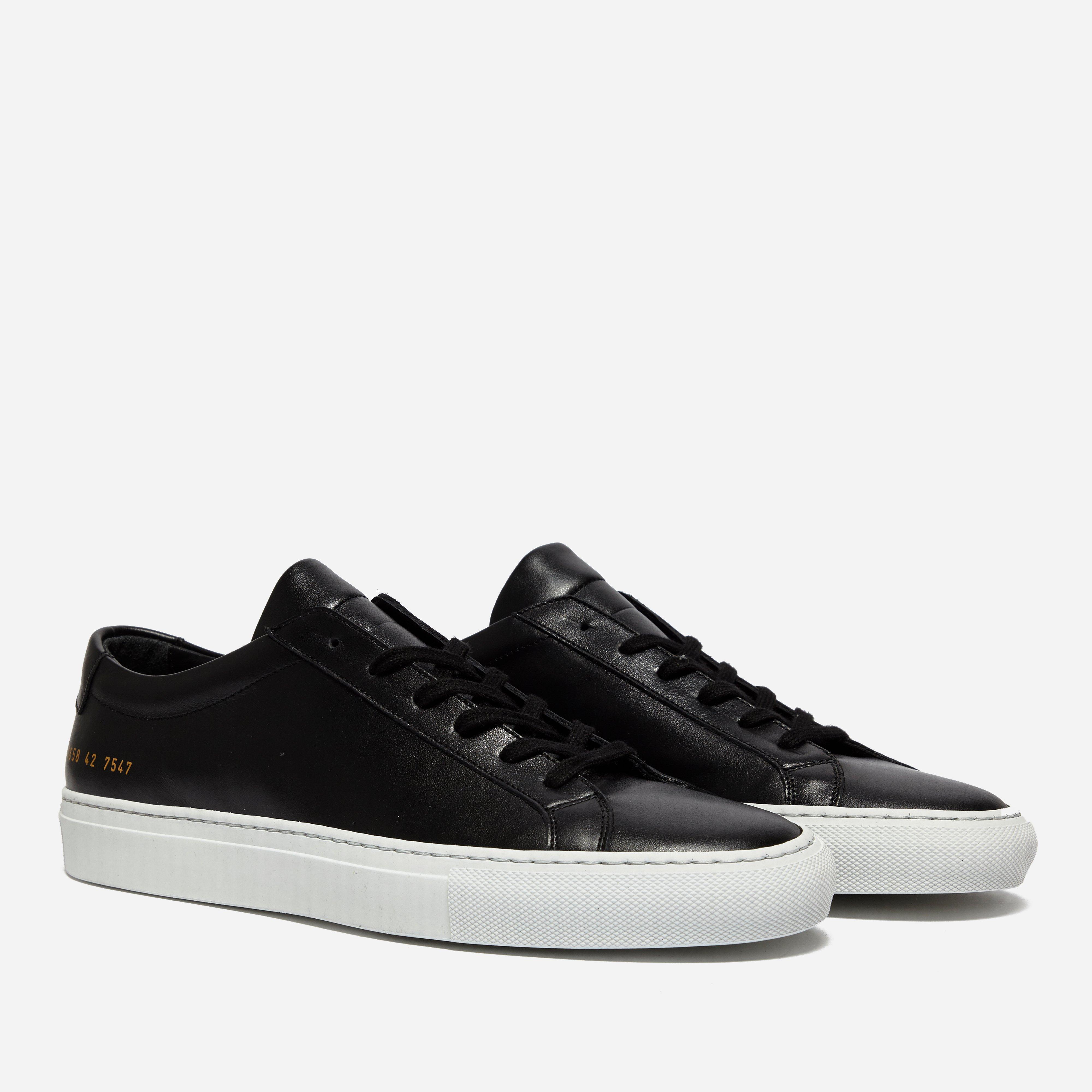 common projects black trainers