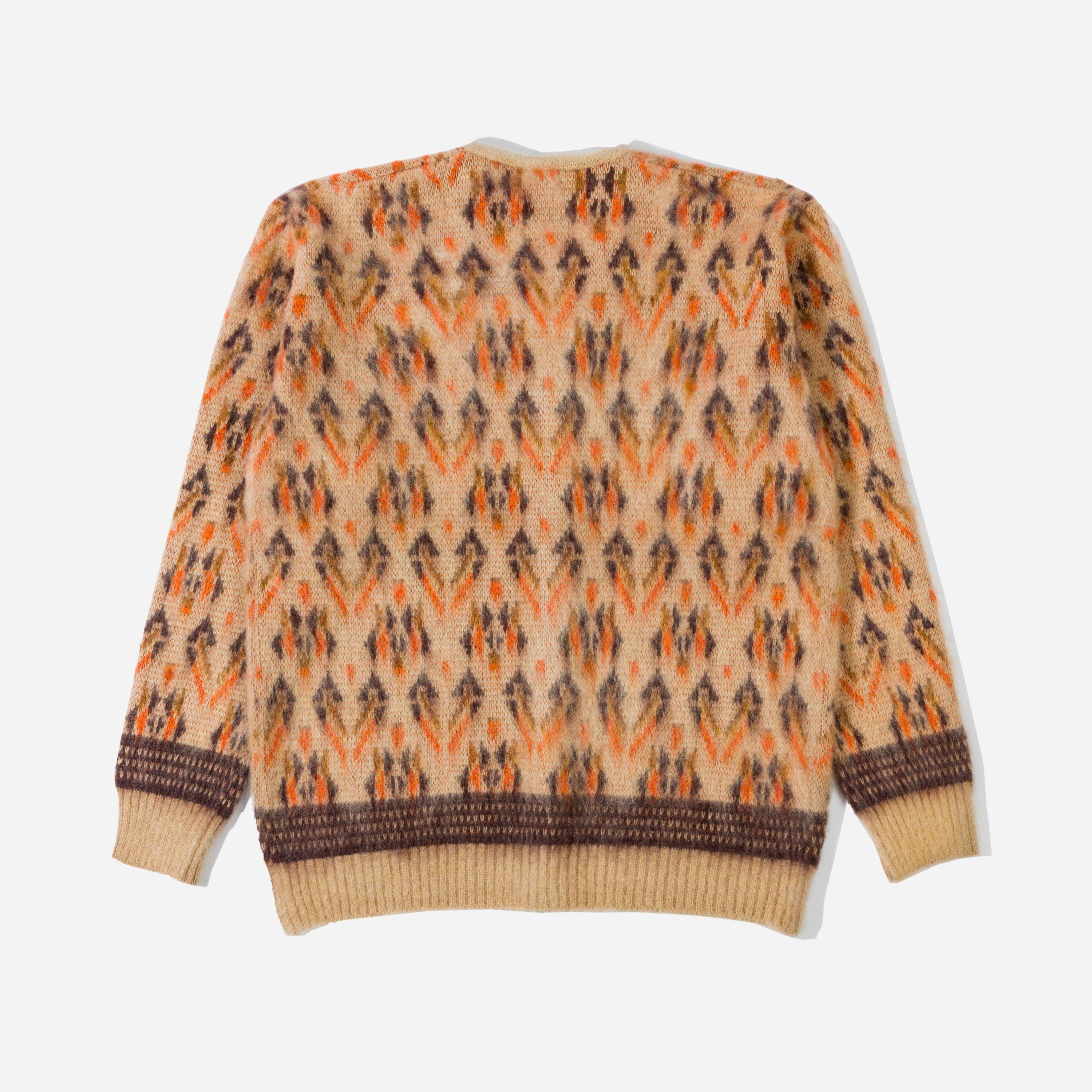 needles mohair cardigan triangle