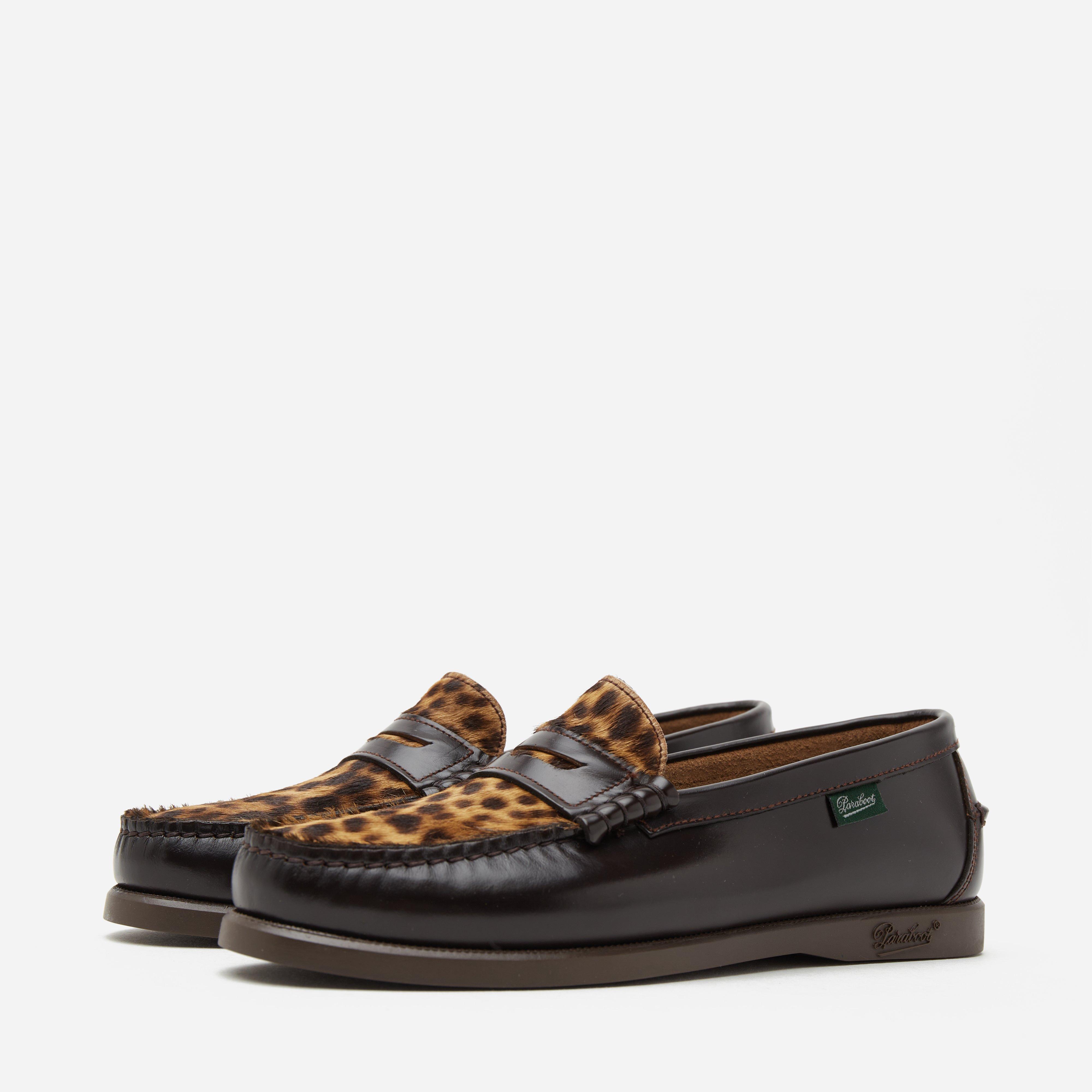 Paraboot Coraux Poils Leopard in Black | Lyst Canada