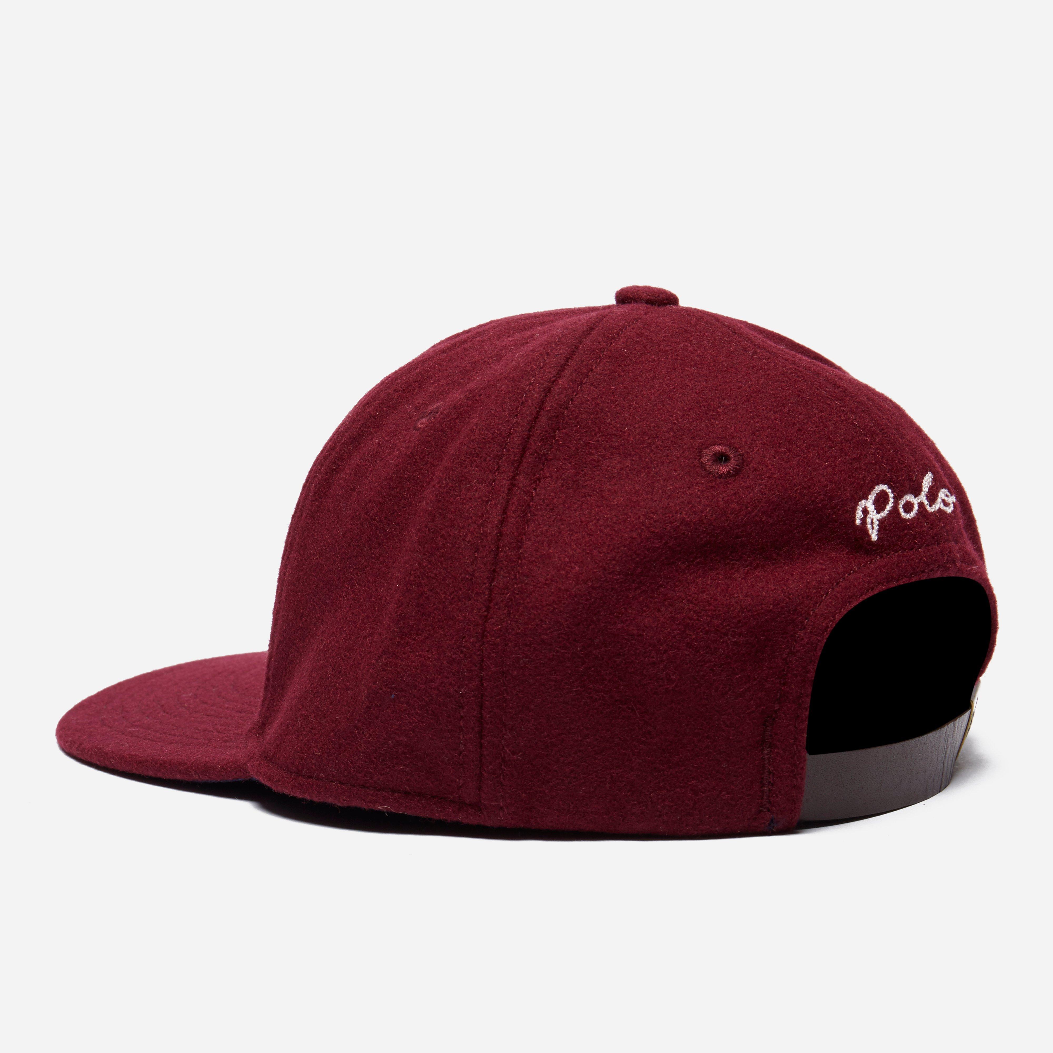 Polo Ralph Lauren P Logo Baseball Cap in Red for Men - Lyst