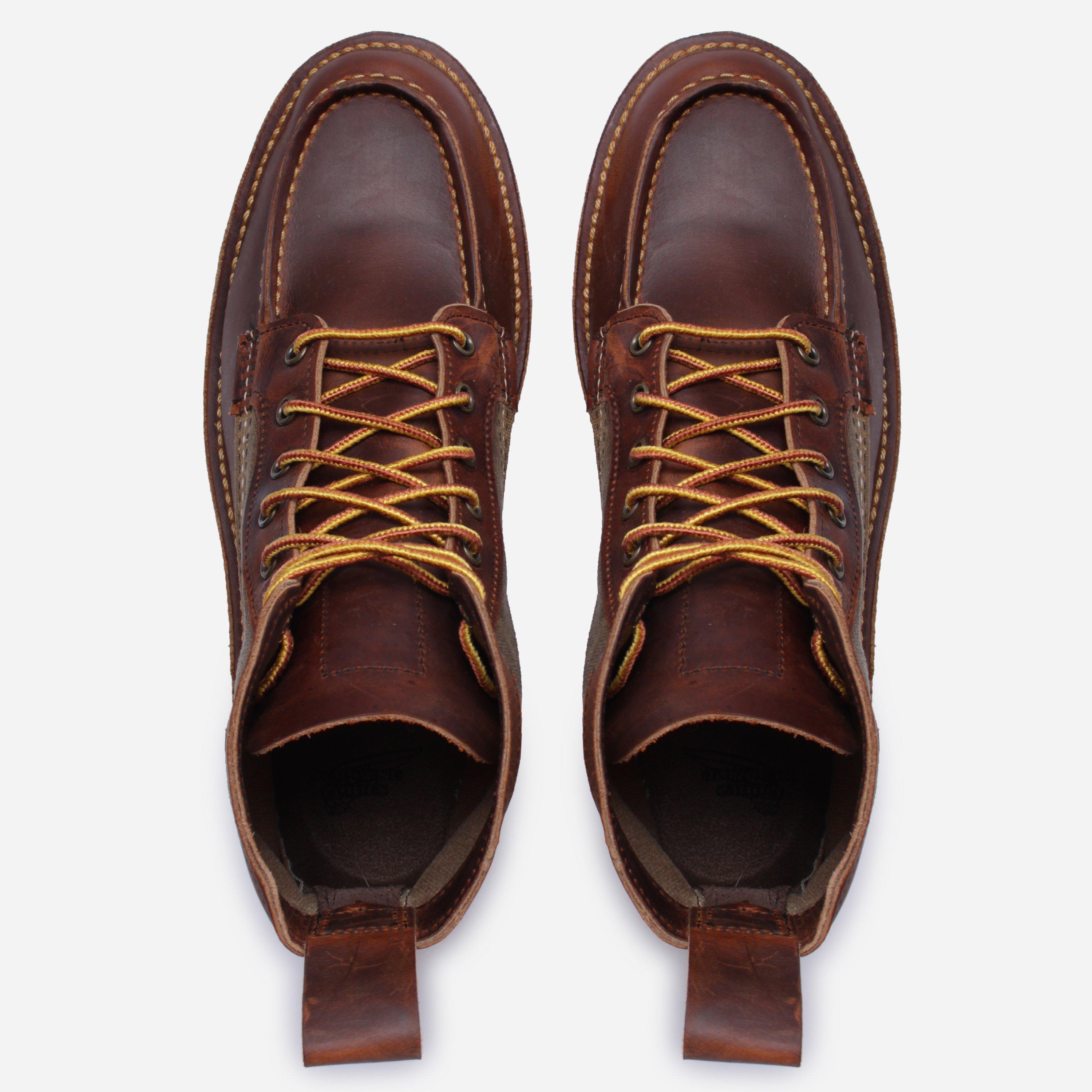 red wing canvas moc