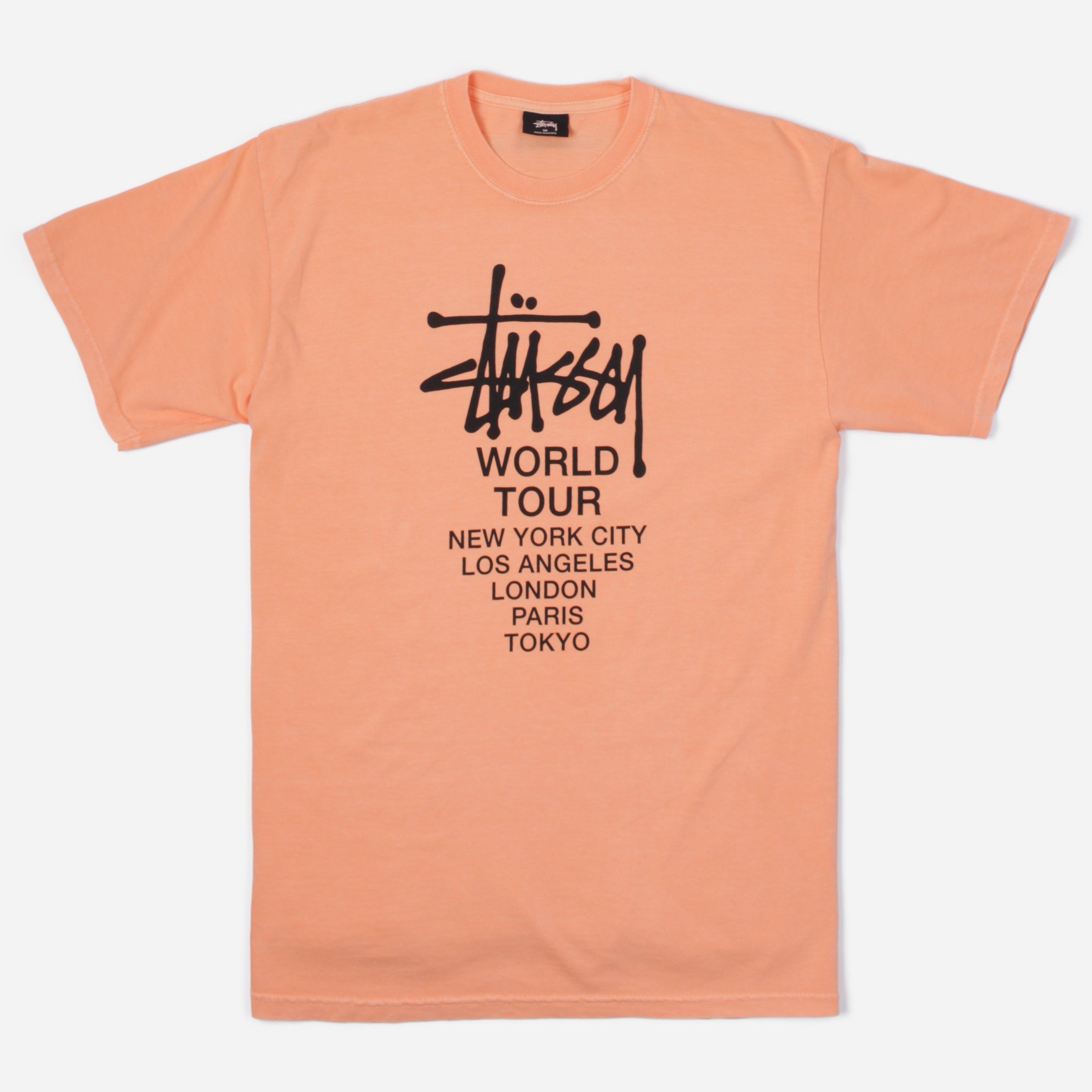 Stussy pigment world tour hoodie sale