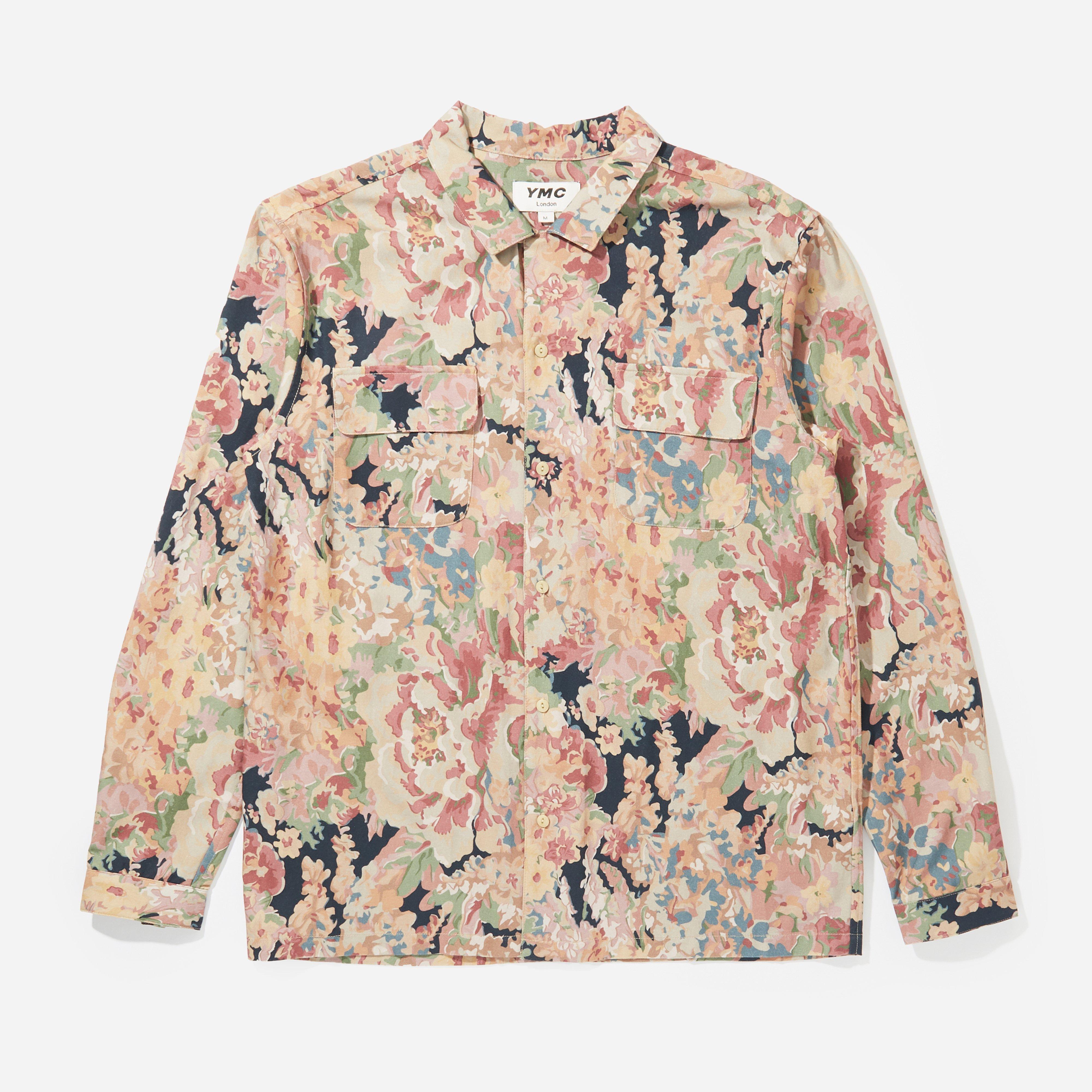 YMC Floral Feathers Shirt for Men - Lyst
