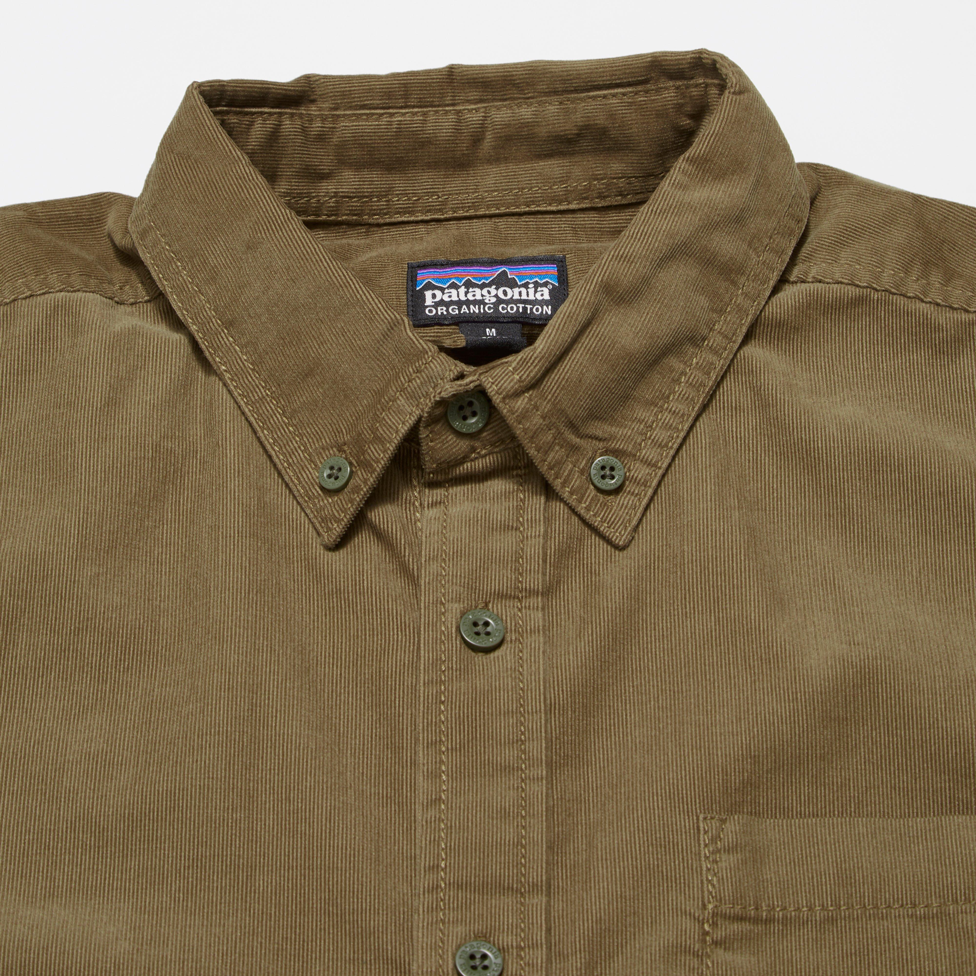 Patagonia Bluffside Cord Shirt in Khaki 