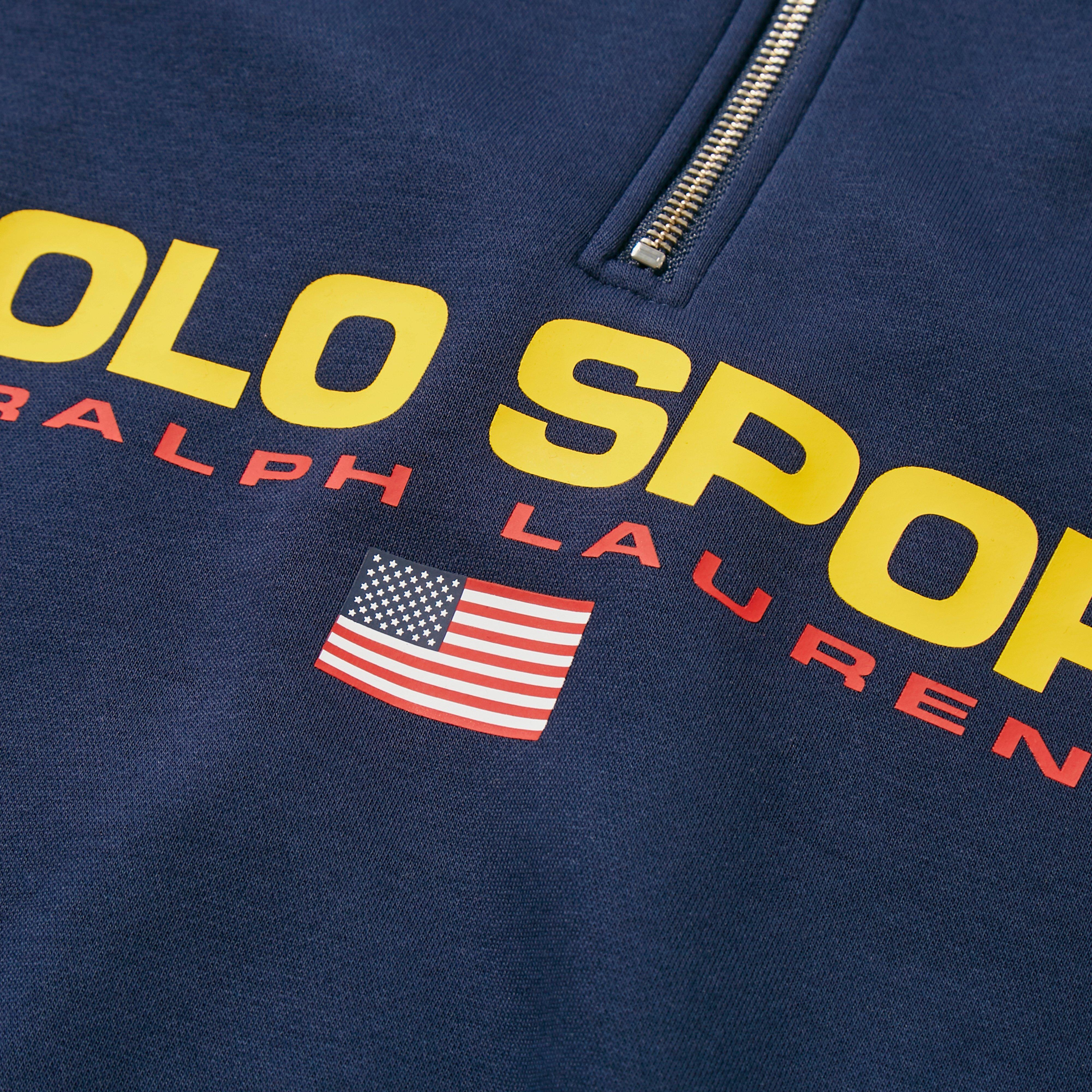 ralph lauren quarter zip navy