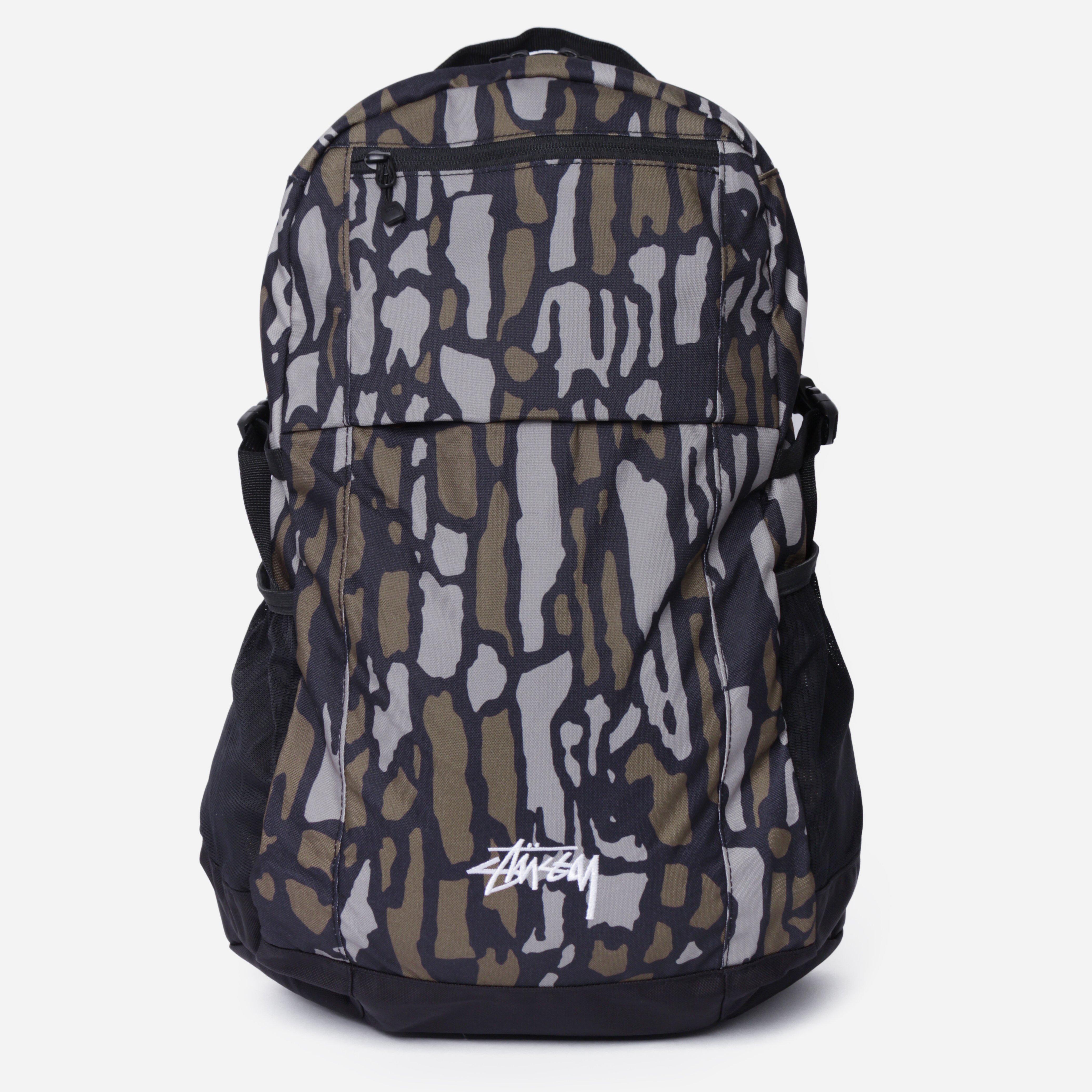 stussy camo backpack