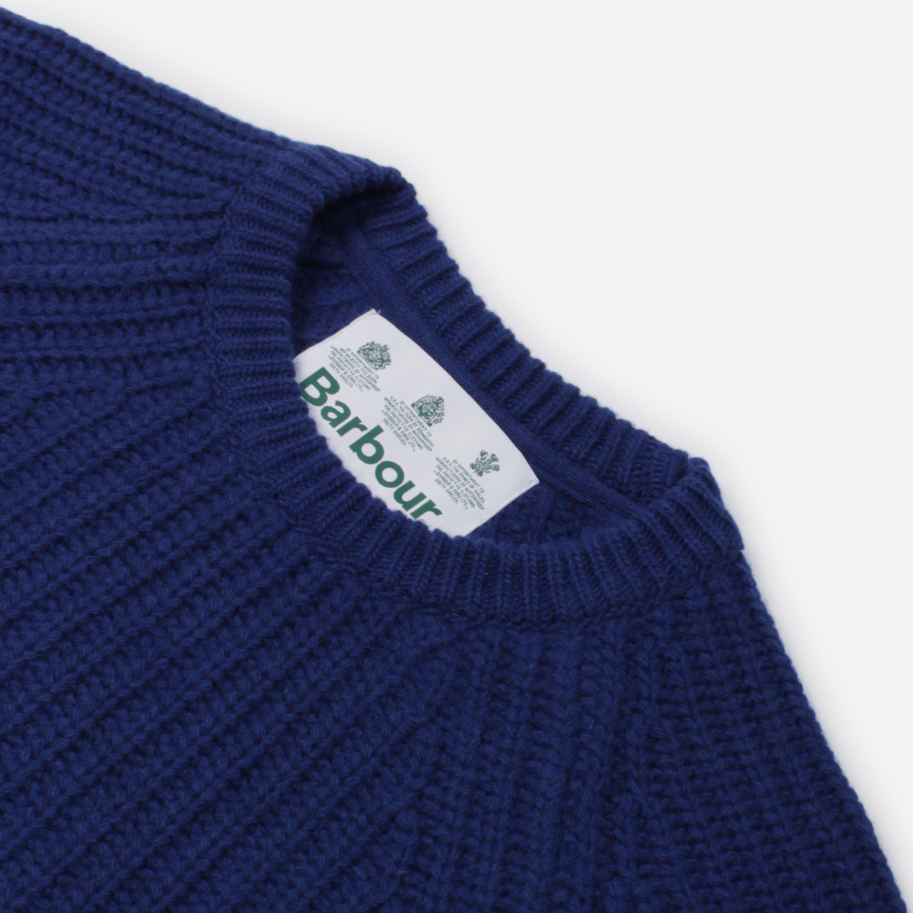 barbour tynedale crew neck sweater