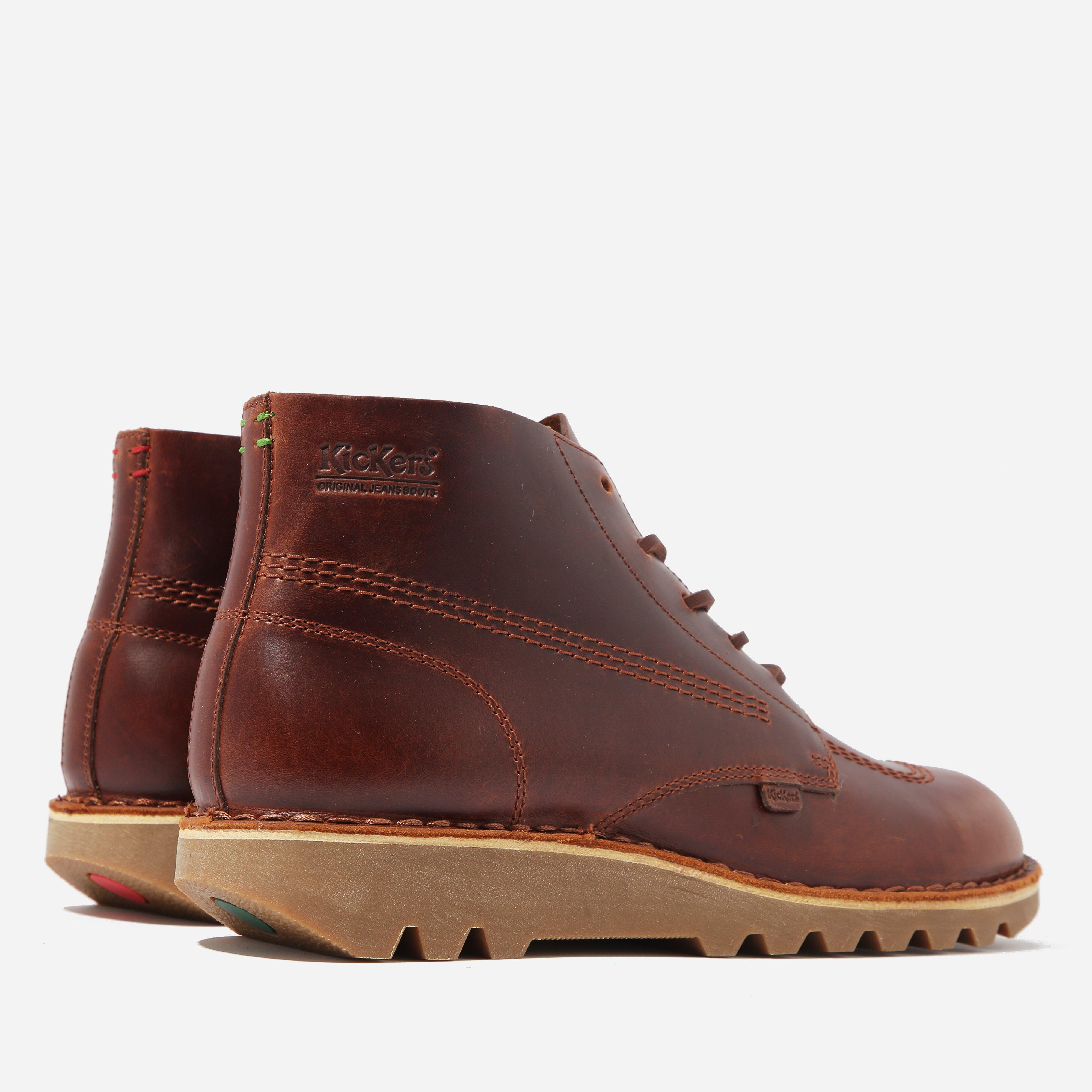 brown kickers boots