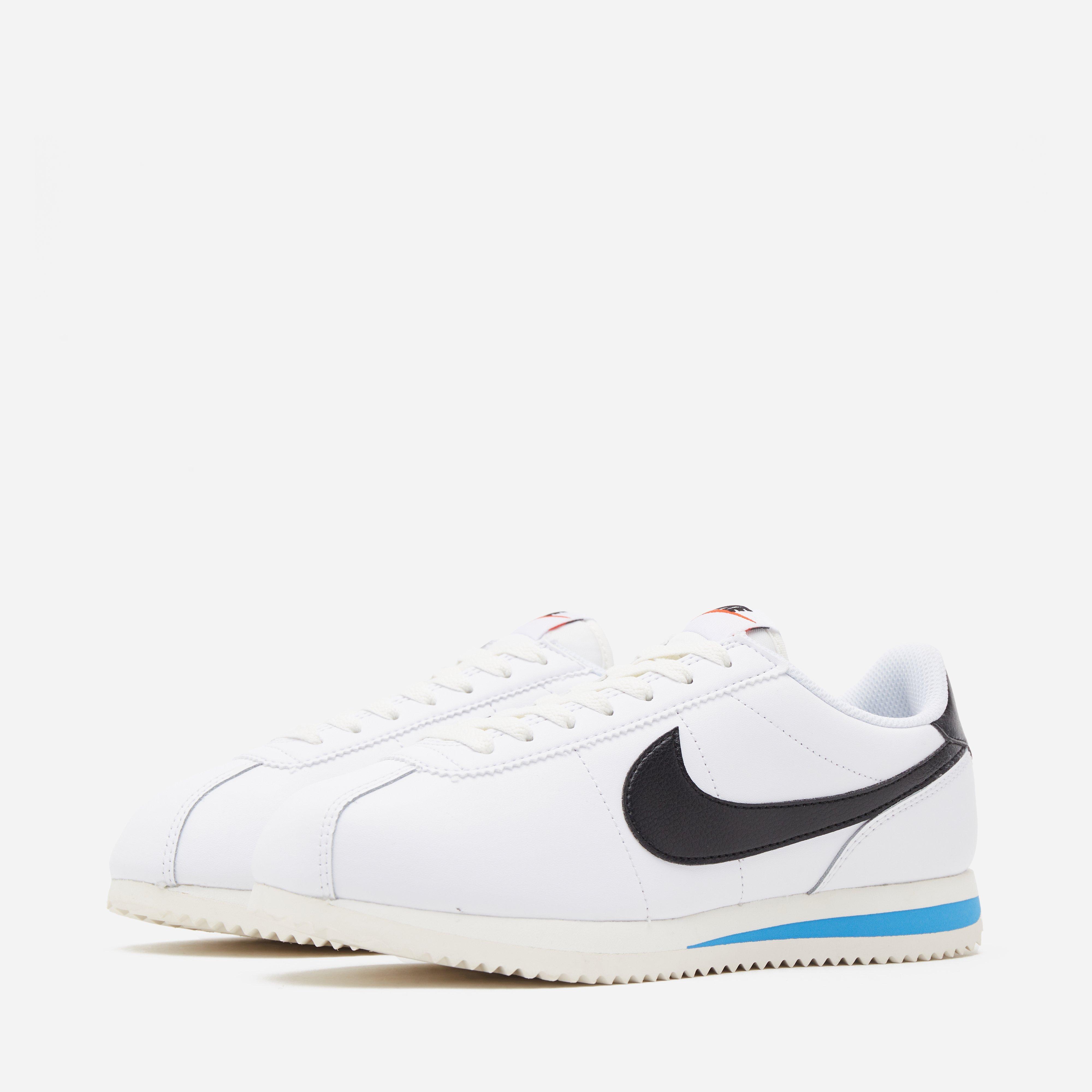 all white nike cortez womens