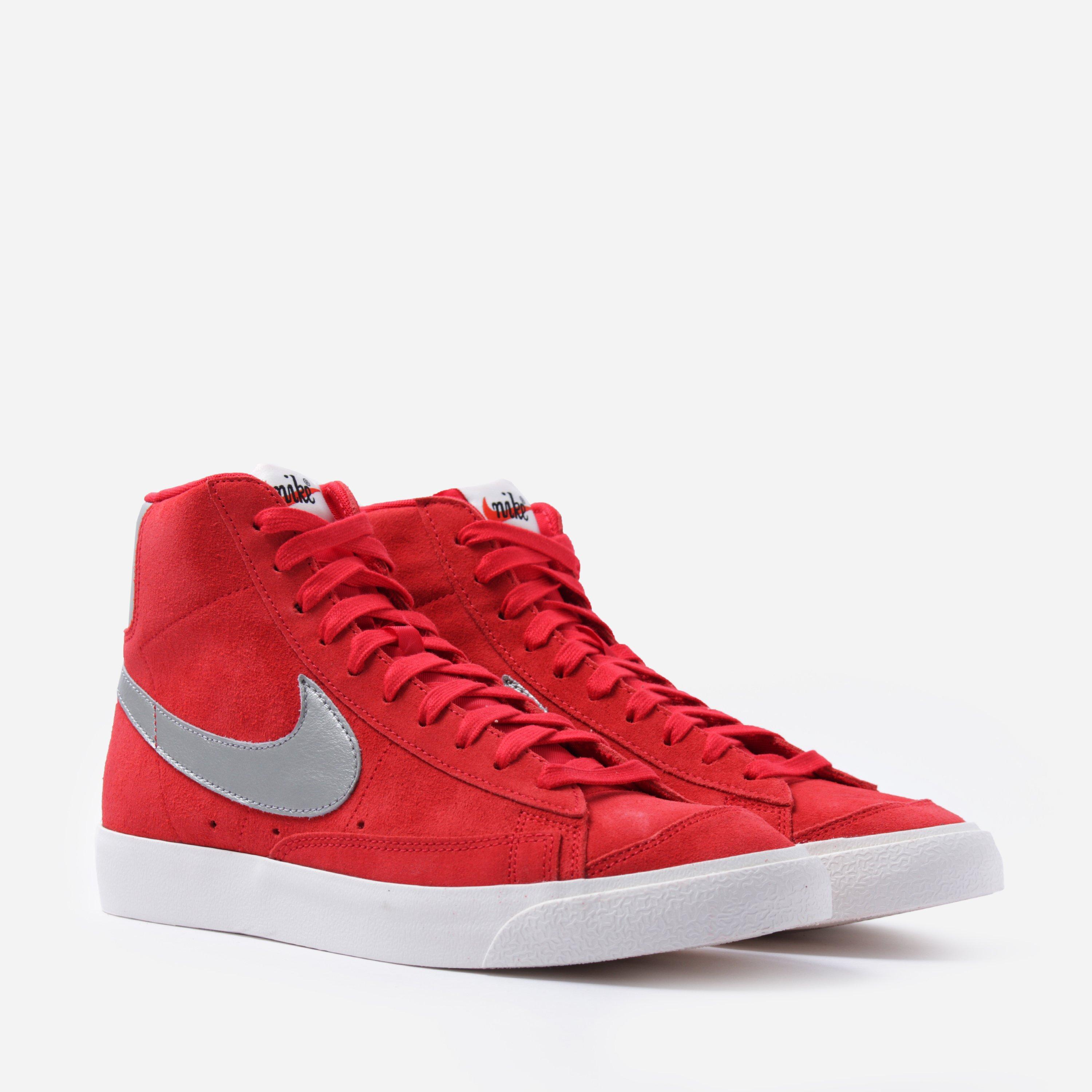 blazer mid 77 suede red