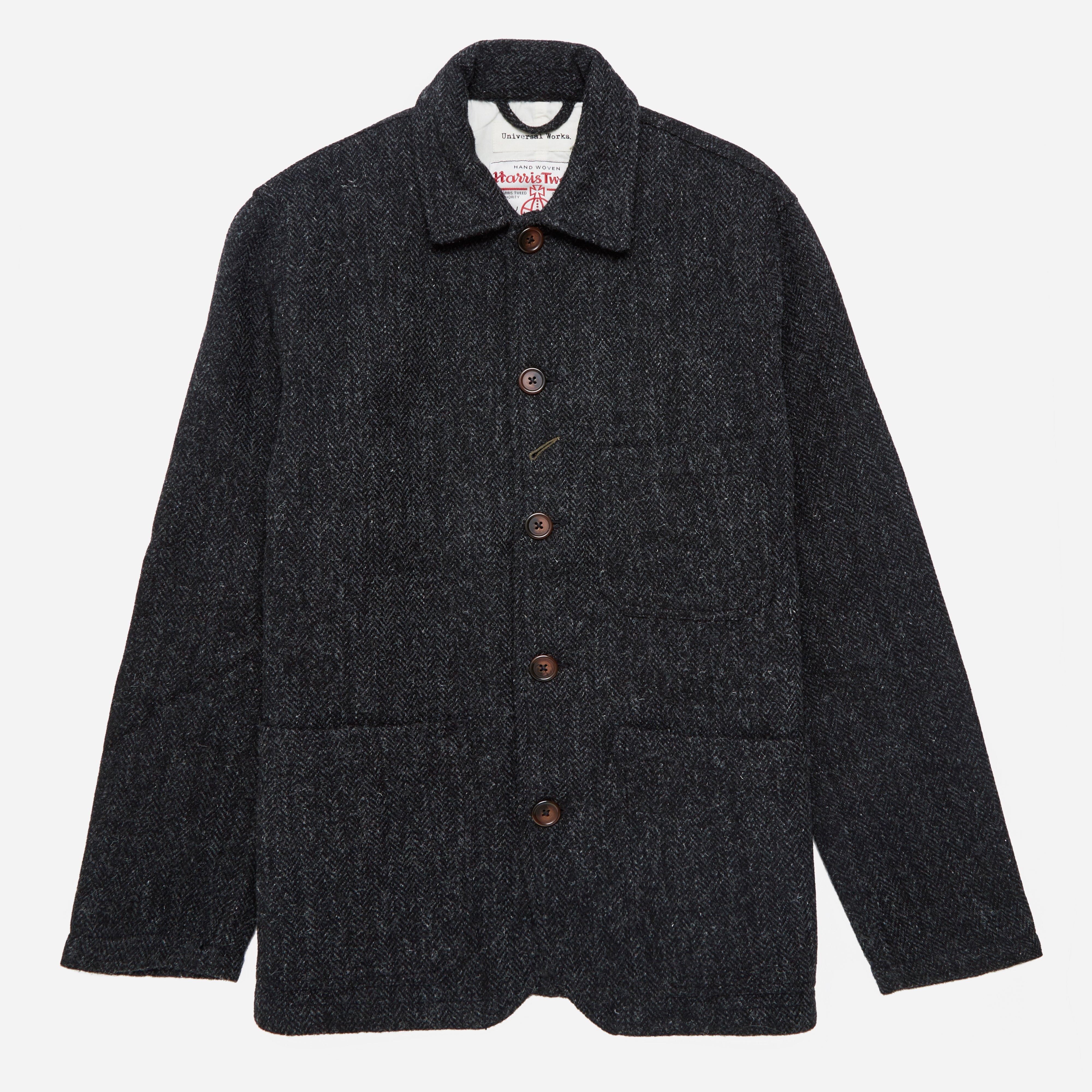tweed chore coat