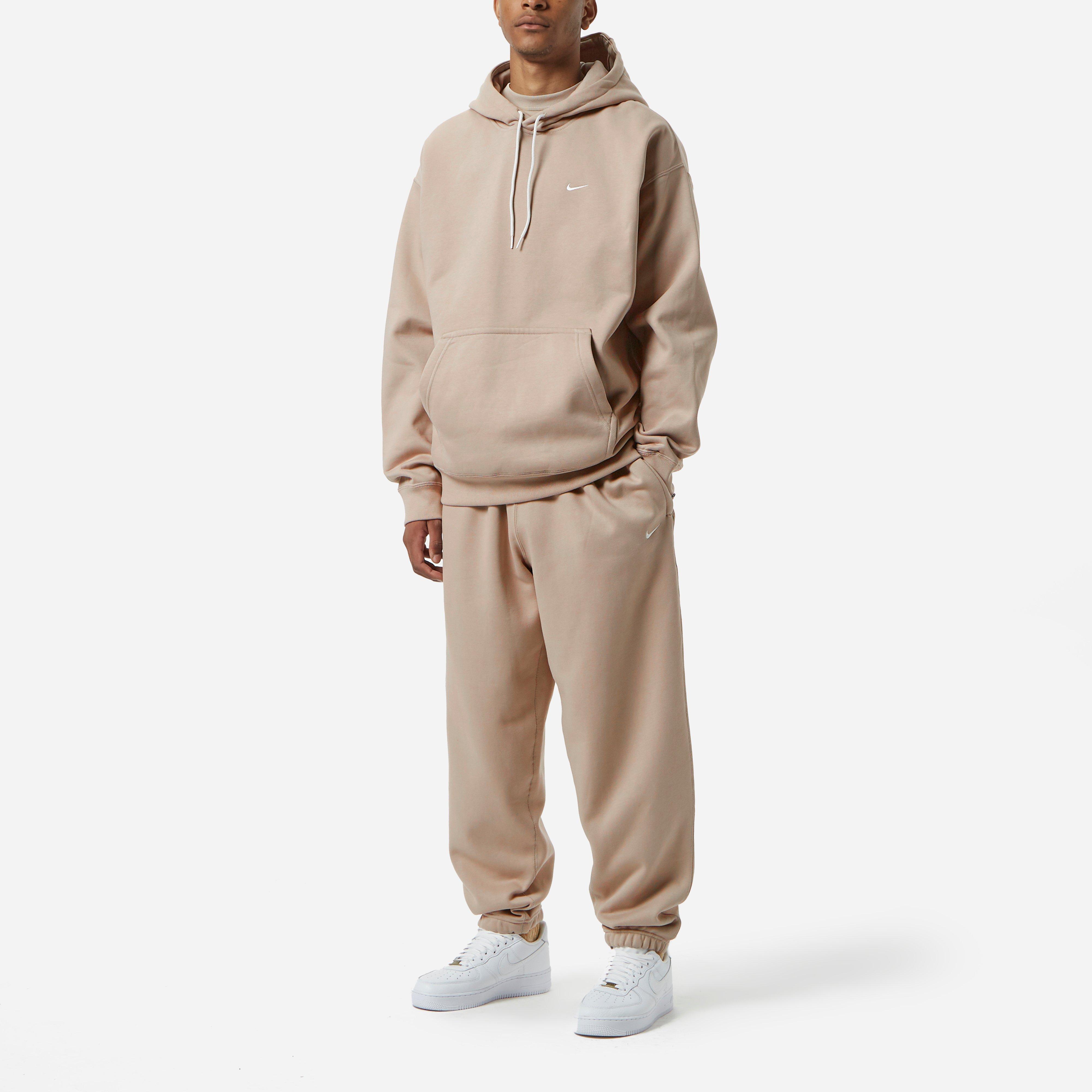 Nike Premium Essentials Fleece Hoodie in Brown for Men - Lyst