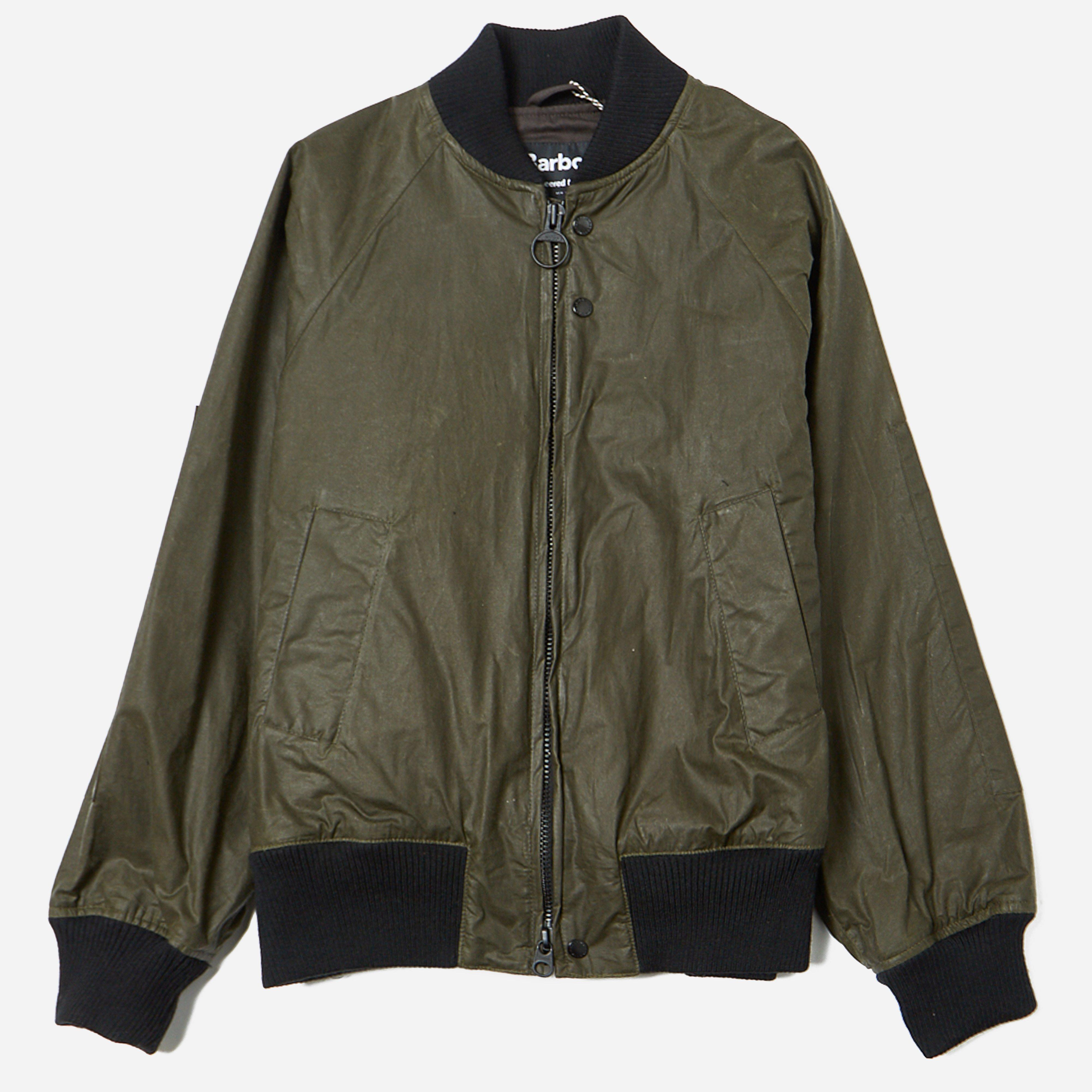 Barbour Cotton X Engineered Garments Dumbo Wax Jacket in Olive (Green ...