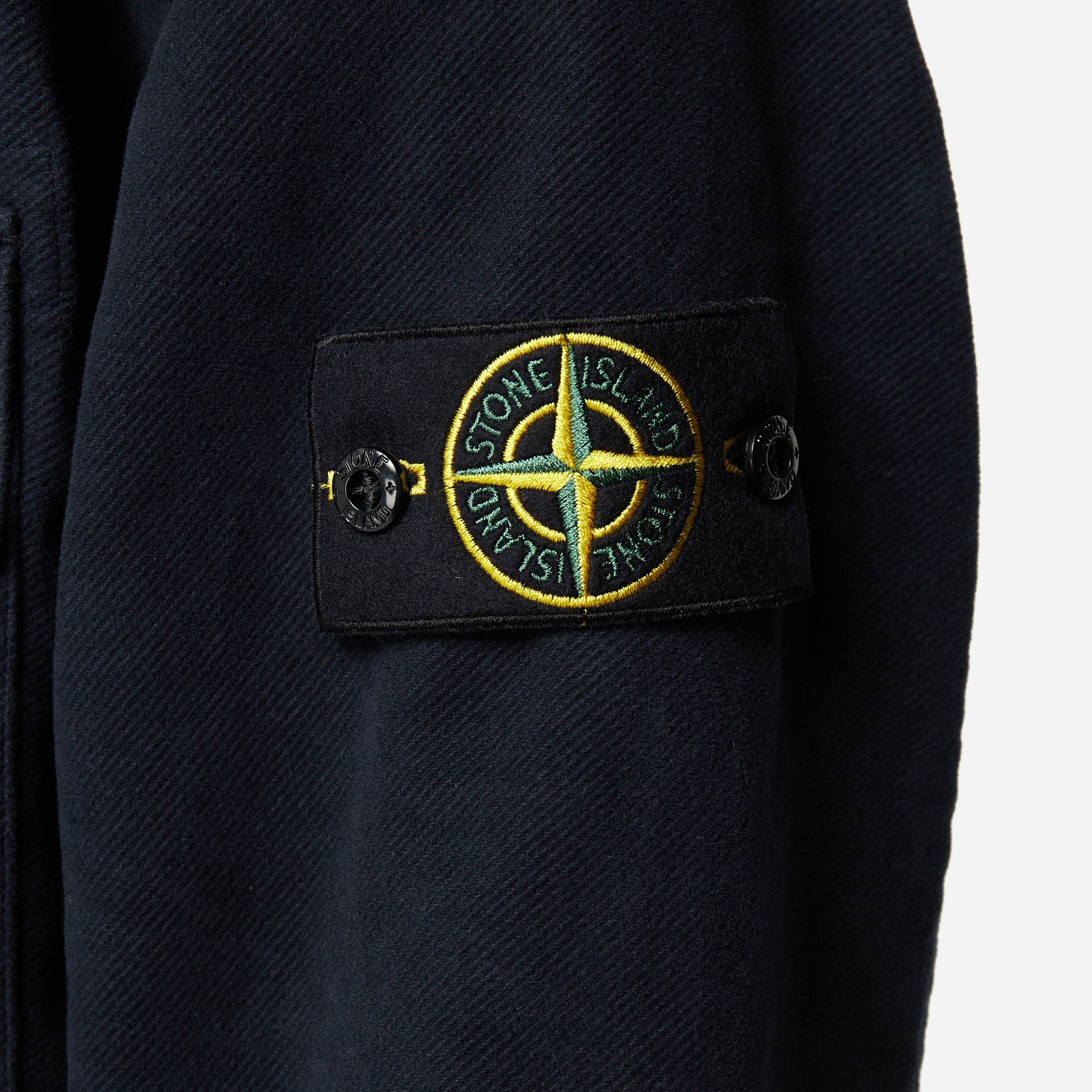 Stone Island Overshirt in Blue for Men | Lyst