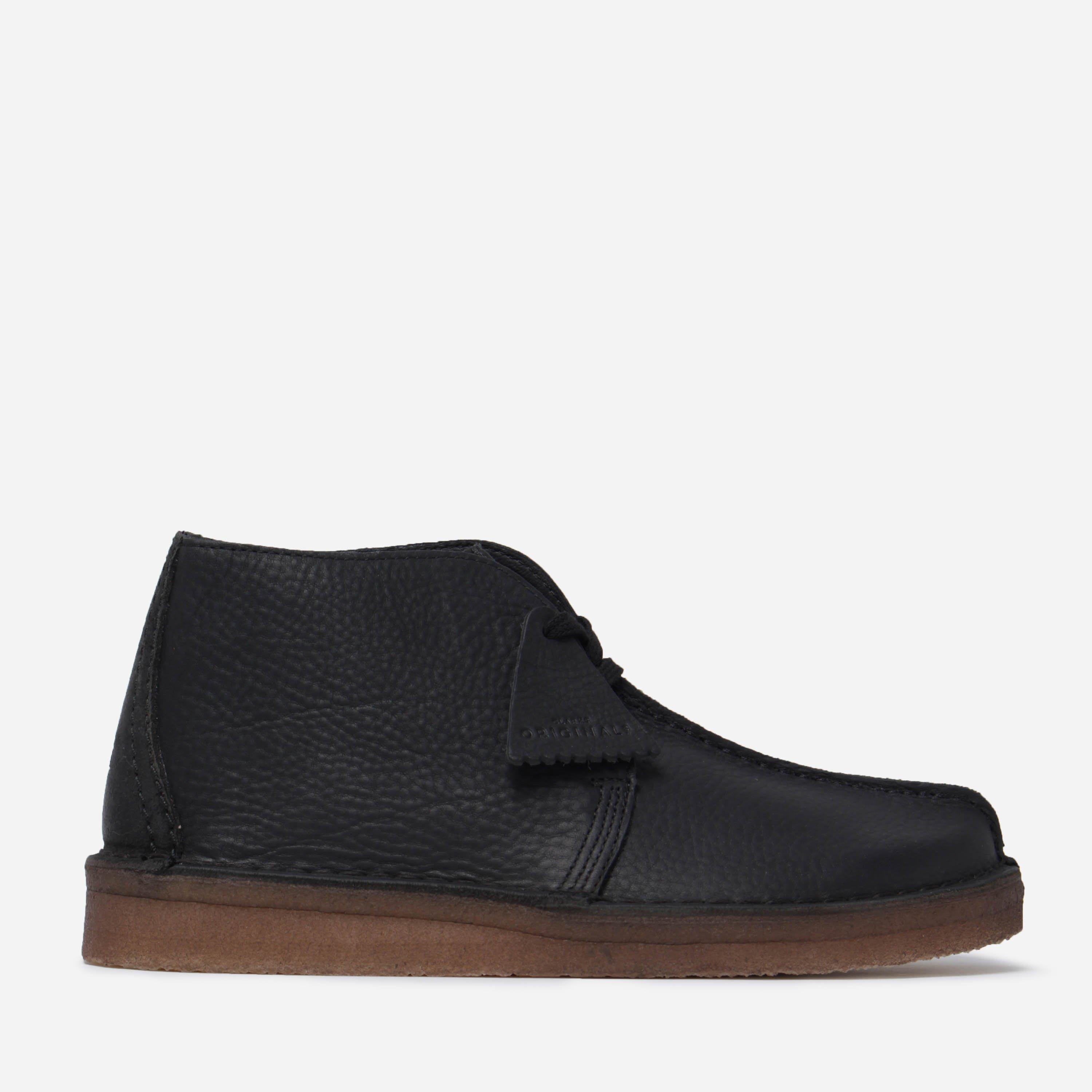 desert trek black leather